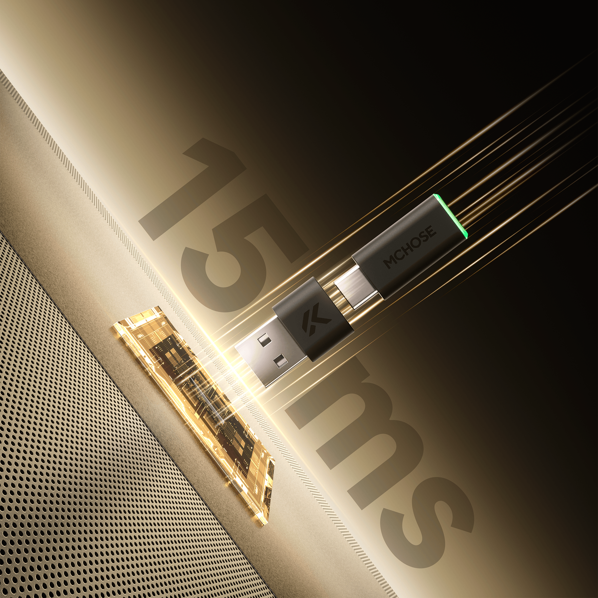 MCHOSE V9 turbo 15ms_response_with_MCHOSE_TOPSPEED_wireless_technology