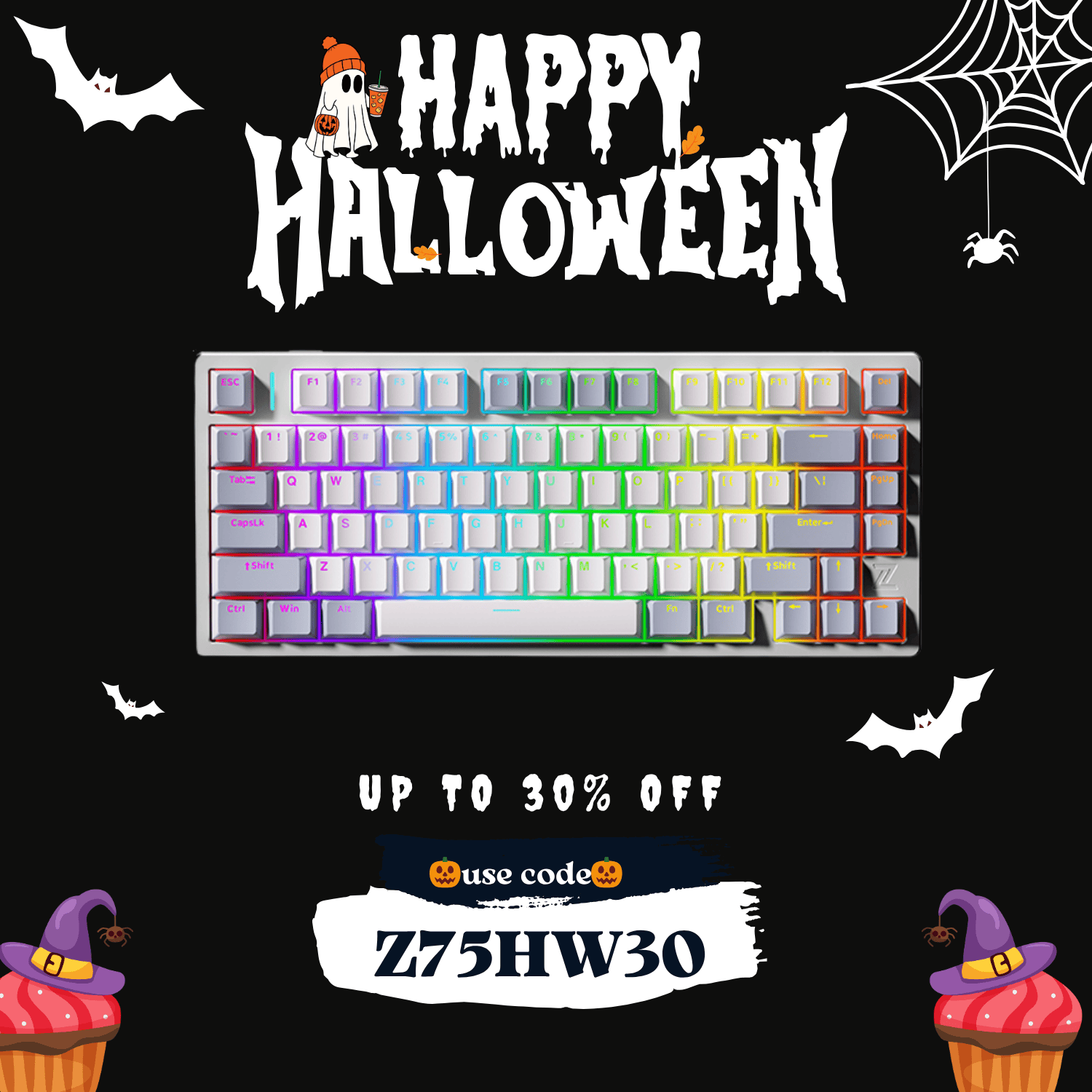 MCHOSE Z75 Metal Top Cover Mechanical Gaming Keyboard