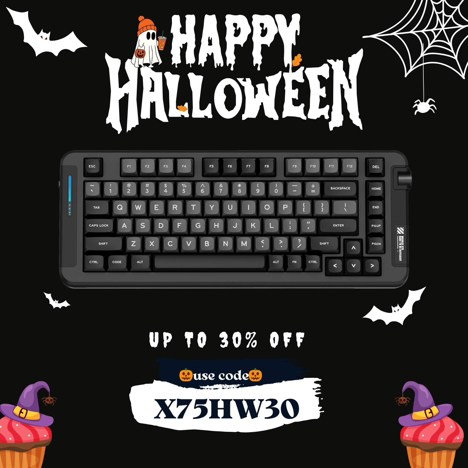 MCHOSE X75 Wireless Gasket Mount Mechanical Keyboard