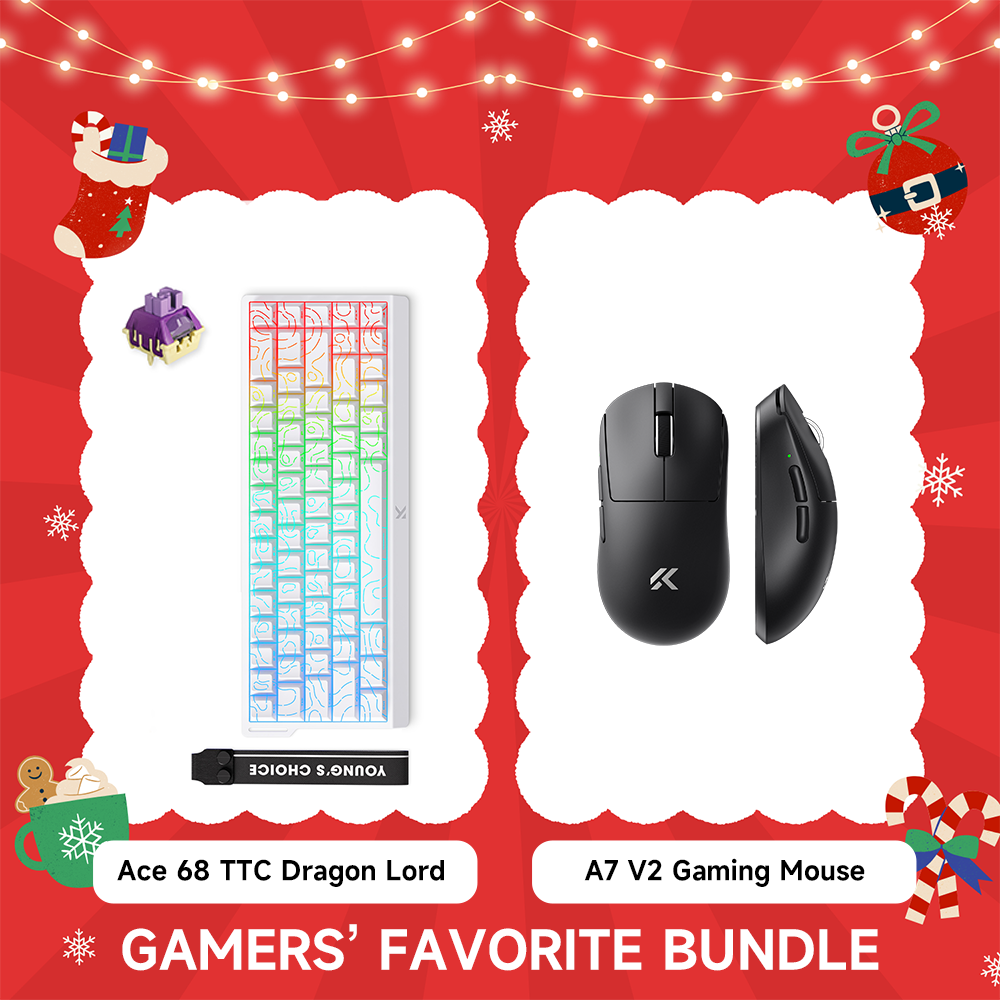 Ace 68 TTC Dragon Lord Magnetic Switch HE Keyboard & A7 V2 Ultra Gaming Mouse
