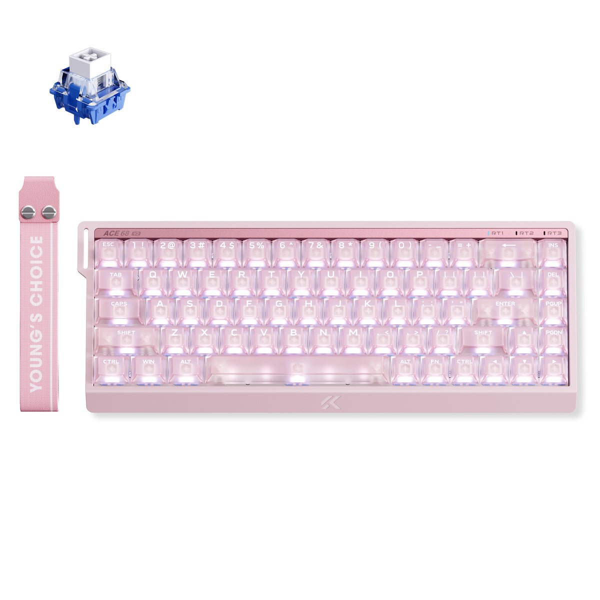 MCHOSE Ace 68 V2 Hall Effect Magnetic Switch Gaming Keyboard