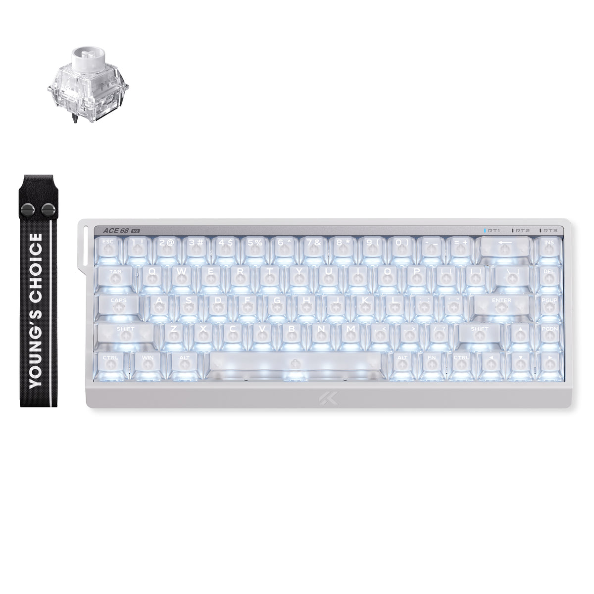 MCHOSE Ace 68 V2 Hall Effect Magnetic Switch Gaming Keyboard