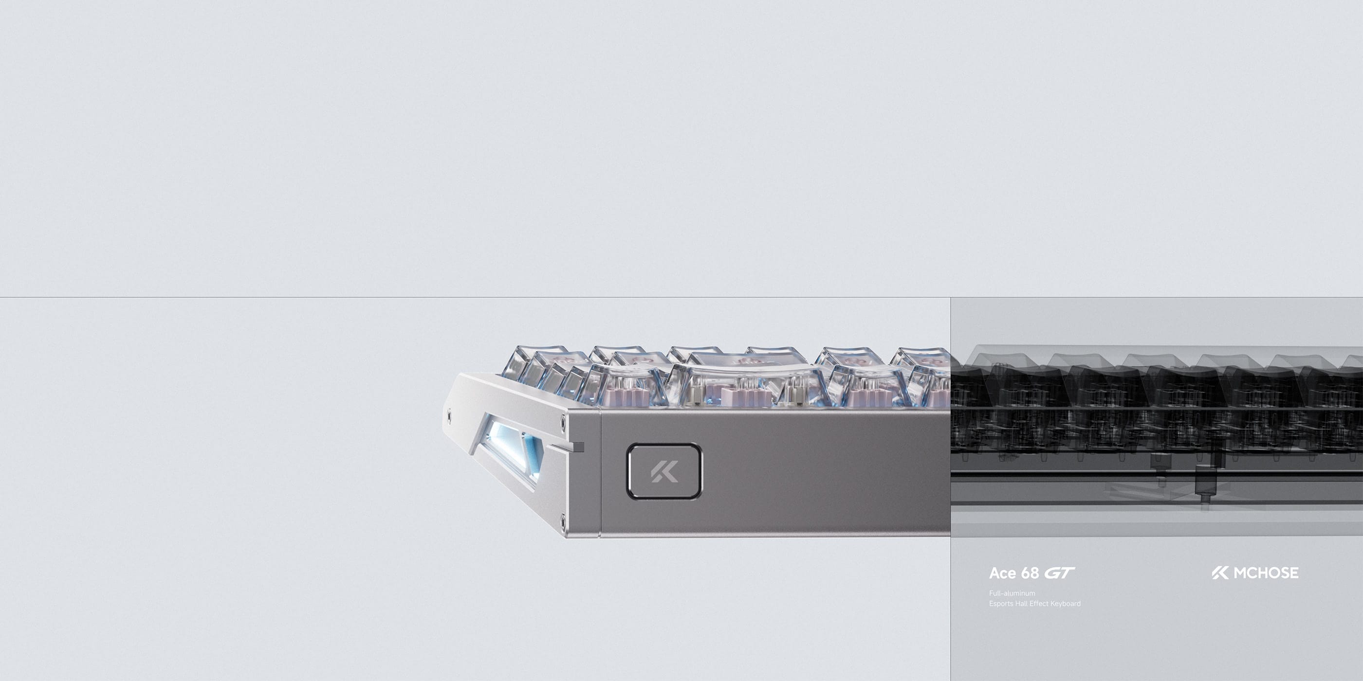 Ace_68_GT_Aero_Silver_Magnetic Switch Keyboard