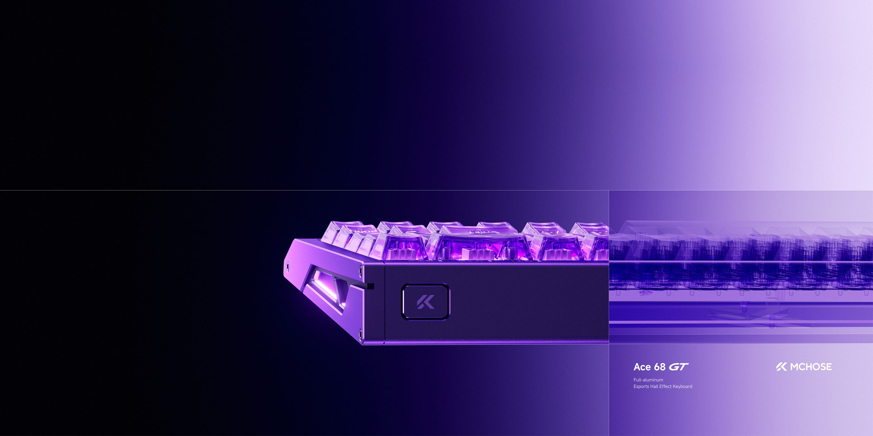 Ace_68_GT_Cyber_Violet Magnetic Switch Keyboard