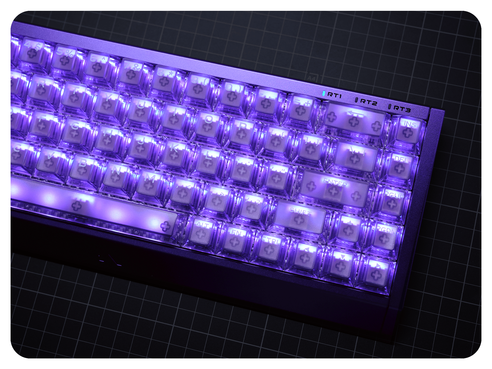 Ace 68 GT Hall Effect Keyboard Transparent_PC_Keycaps