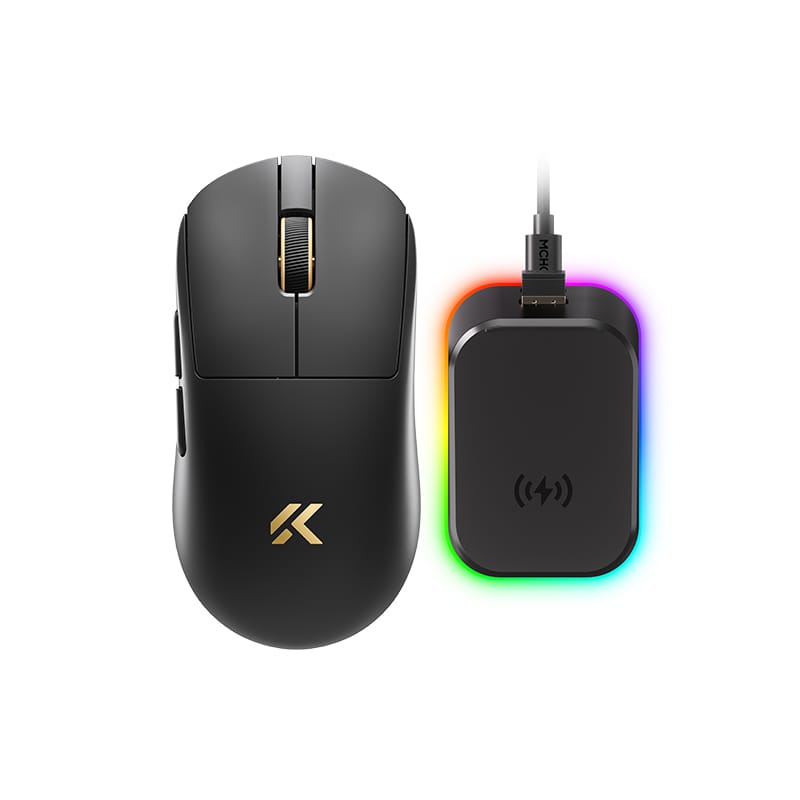 MCHOSE Official A7 V3 Ultra+ / Black Gold MCHOSE A7 V3 Series Lightweight Wireless Gaming Mouse