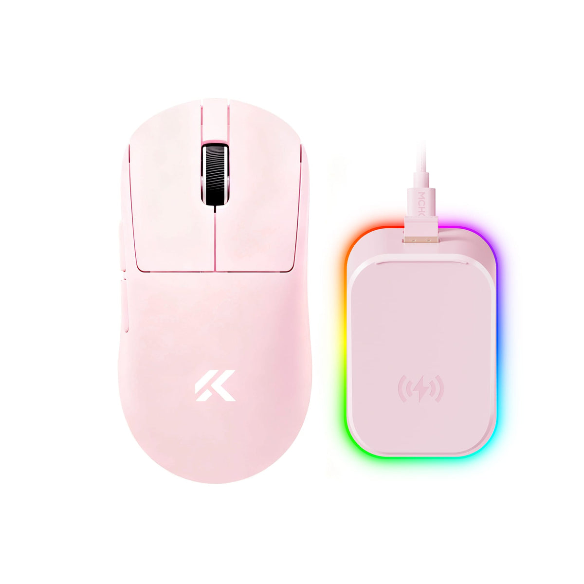 MCHOSE Official A7 V3 Ultra+ / Pink MCHOSE A7 V3 Series Lightweight Wireless Gaming Mouse