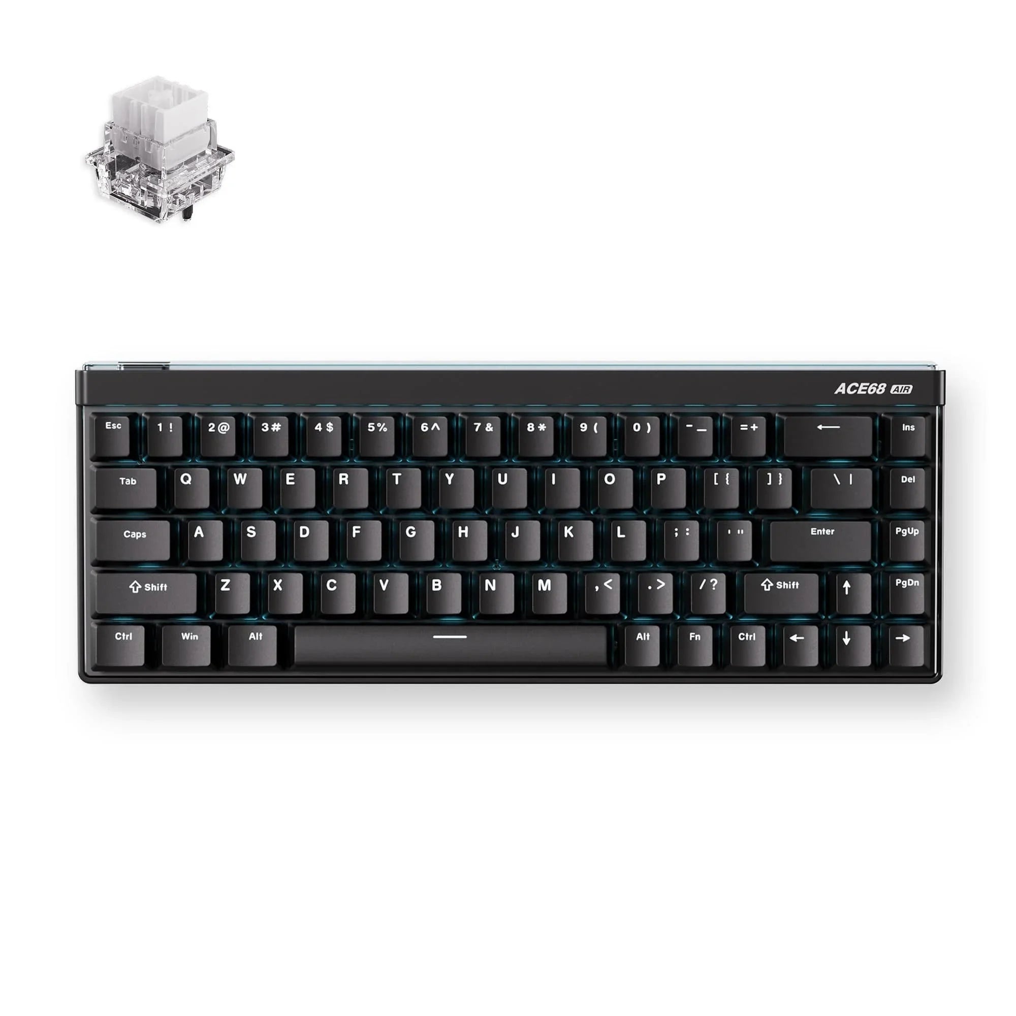 MCHOSE Official Aurora Black / Mount Tai Magnetic Switch GT MCHOSE Ace 68 Air Hall Effect Magnetic Switch Gaming Keyboard