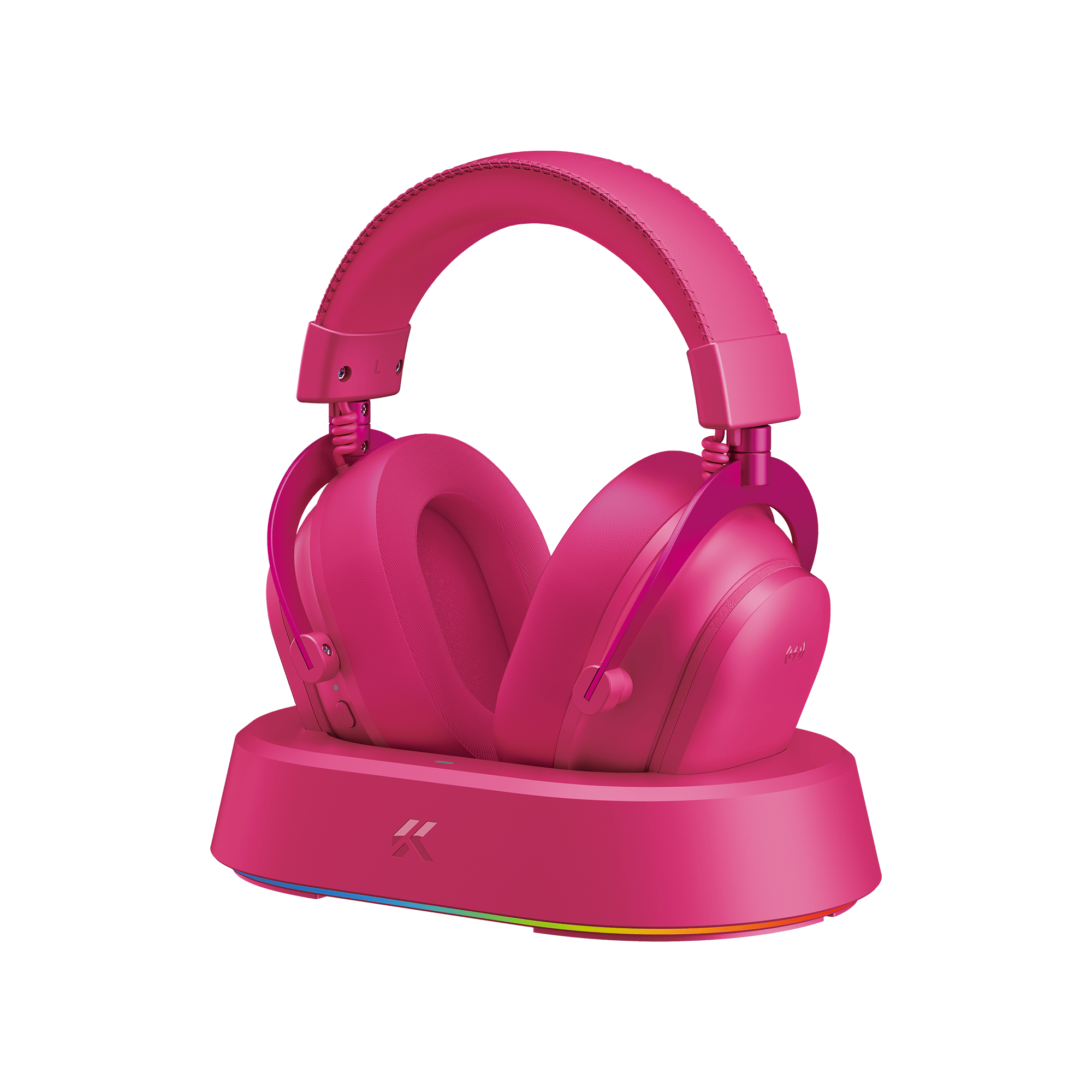 MCHOSE Official Berry Red MCHOSE V9 Turbo Magnetic Wireless Gaming Headset