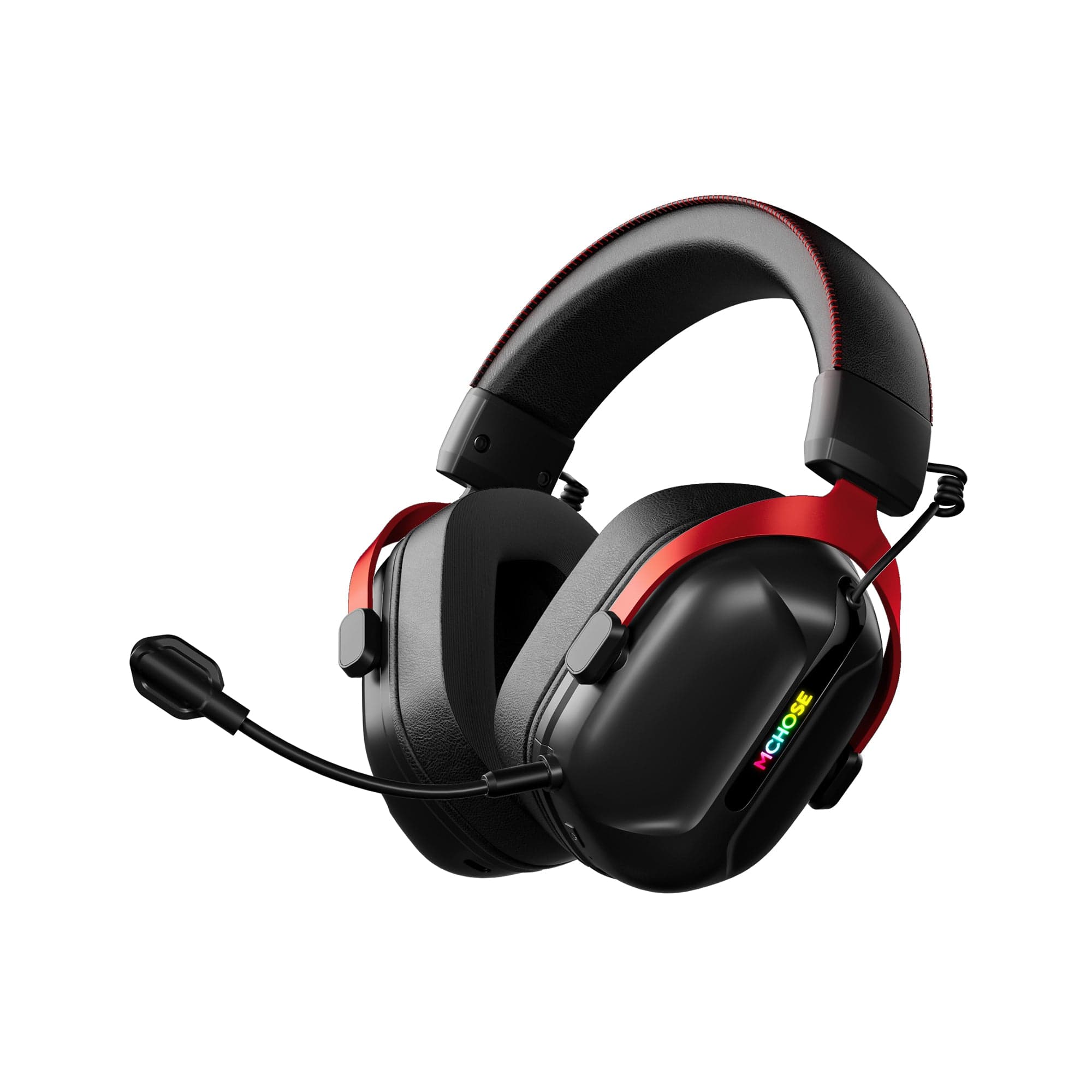 MCHOSE Official Headphones Black Red MCHOSE S9 Pro Wireless Gaming Headset