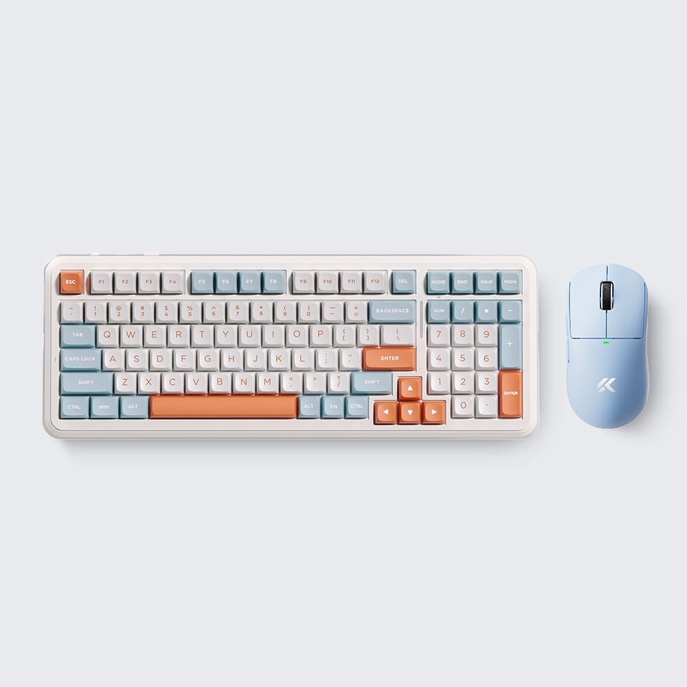 MCHOSE Official Horizon Orange / Blue MCHOSE K99 V3 Mechanical Keyboard + A5 V3 Gaming & Work Combo