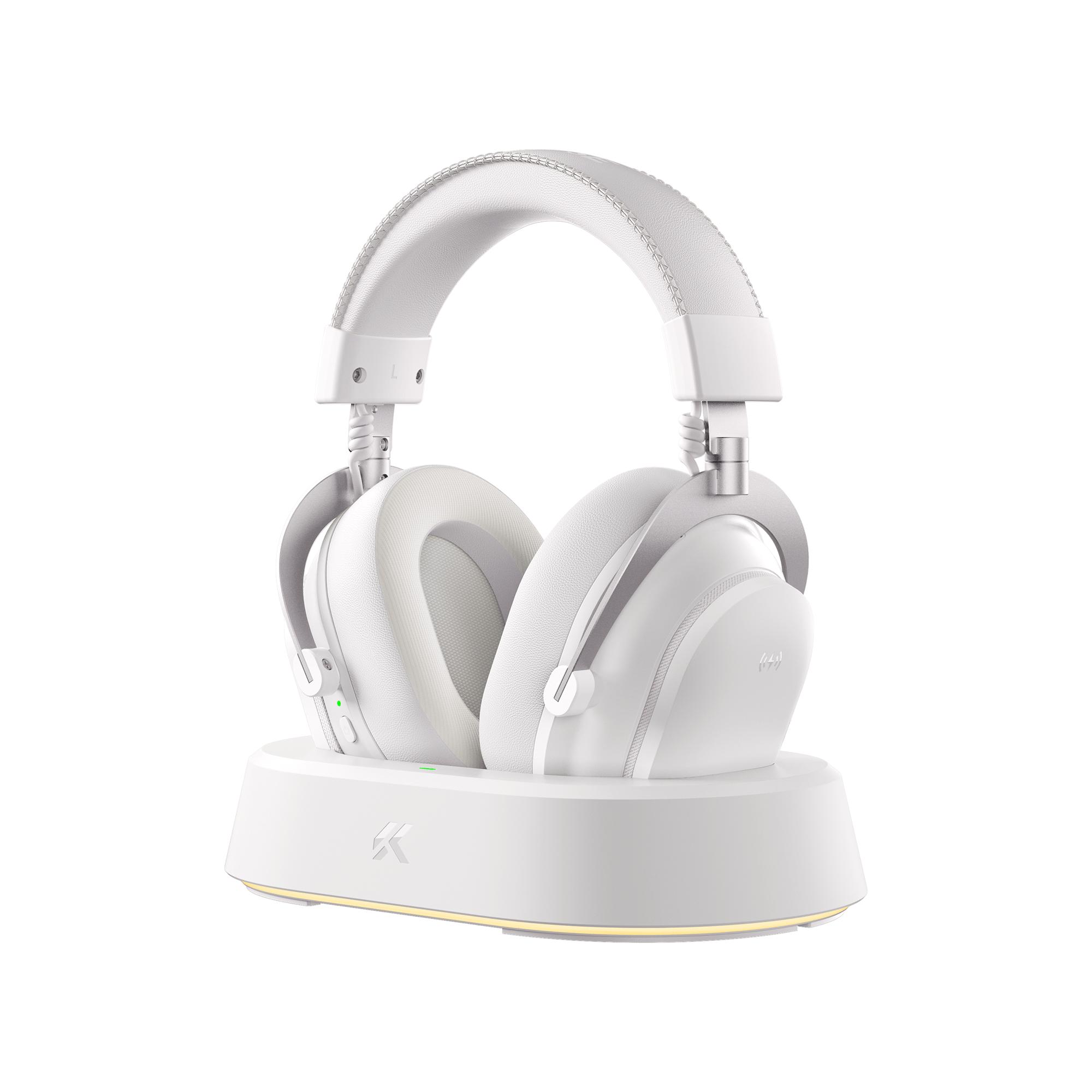 MCHOSE Official Icy White MCHOSE V9 Turbo Magnetic Wireless Gaming Headset