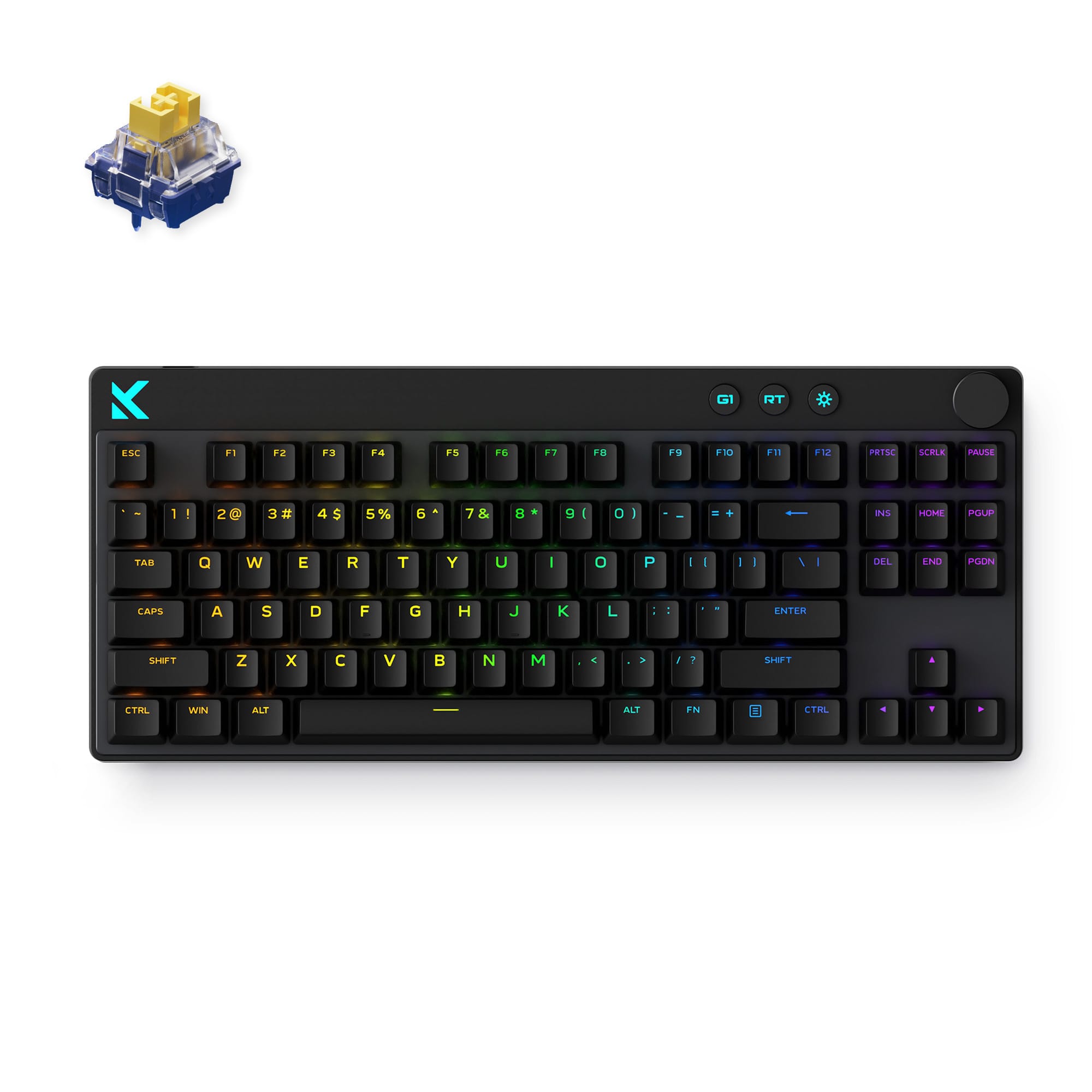 MCHOSE Official Keyboard Black / Apollo Magnetic Switch MCHOSE Mix 87 Hall Effect Magnetic Switch Gaming Keyboard
