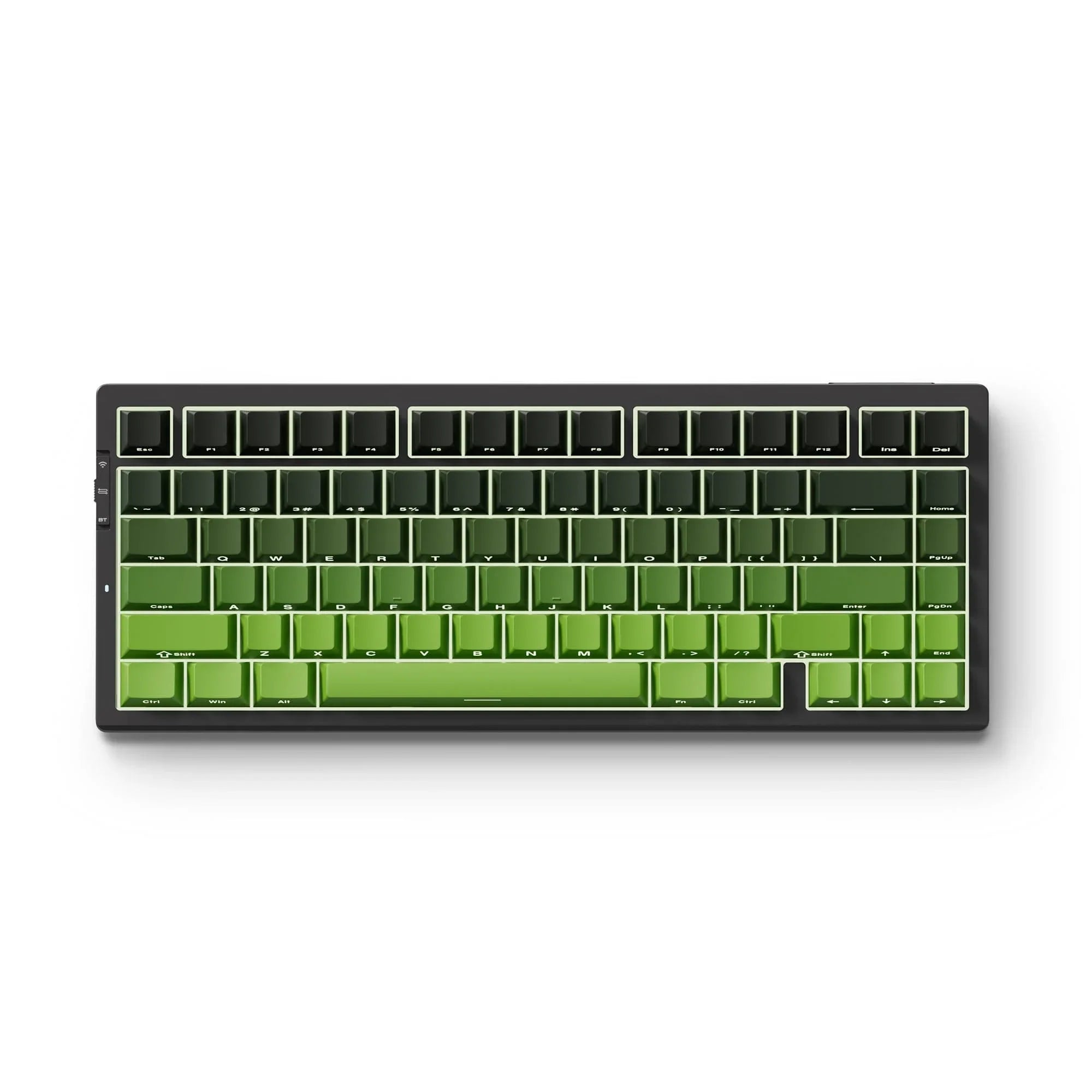 MCHOSE Official Keyboard Black Green Gradient / Matcha Latte Switch MCHOSE G75 Pro Tri-mode Gasket Structure Gaming Mechanical Keyboard