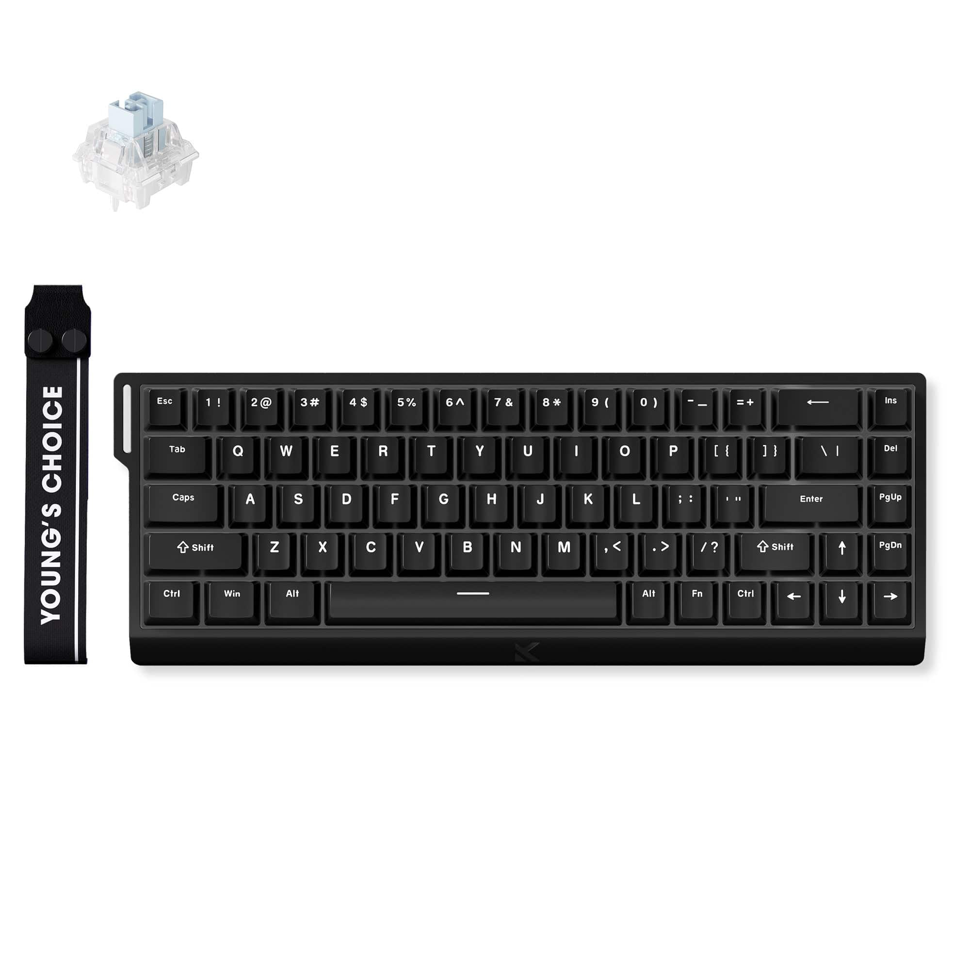 MCHOSE Official Keyboard Black / Ice Blue Magnetic Switch MCHOSE Ace 68 Hall Effect Magnetic Switch Gaming Keyboard