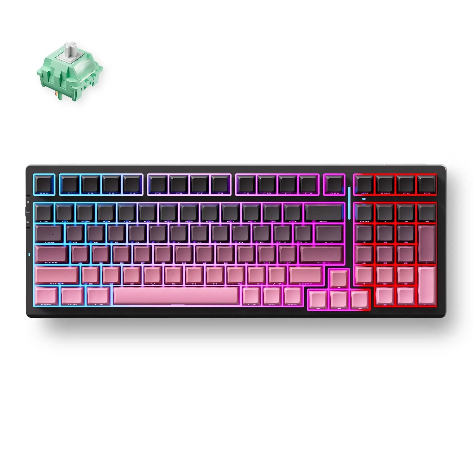 MCHOSE Official Keyboard Black Pink / Cabbage Tofu Switch V2 MCHOSE G98 Pro Wireless Tri-Mode Custom Mechanical Gaming Keyboard