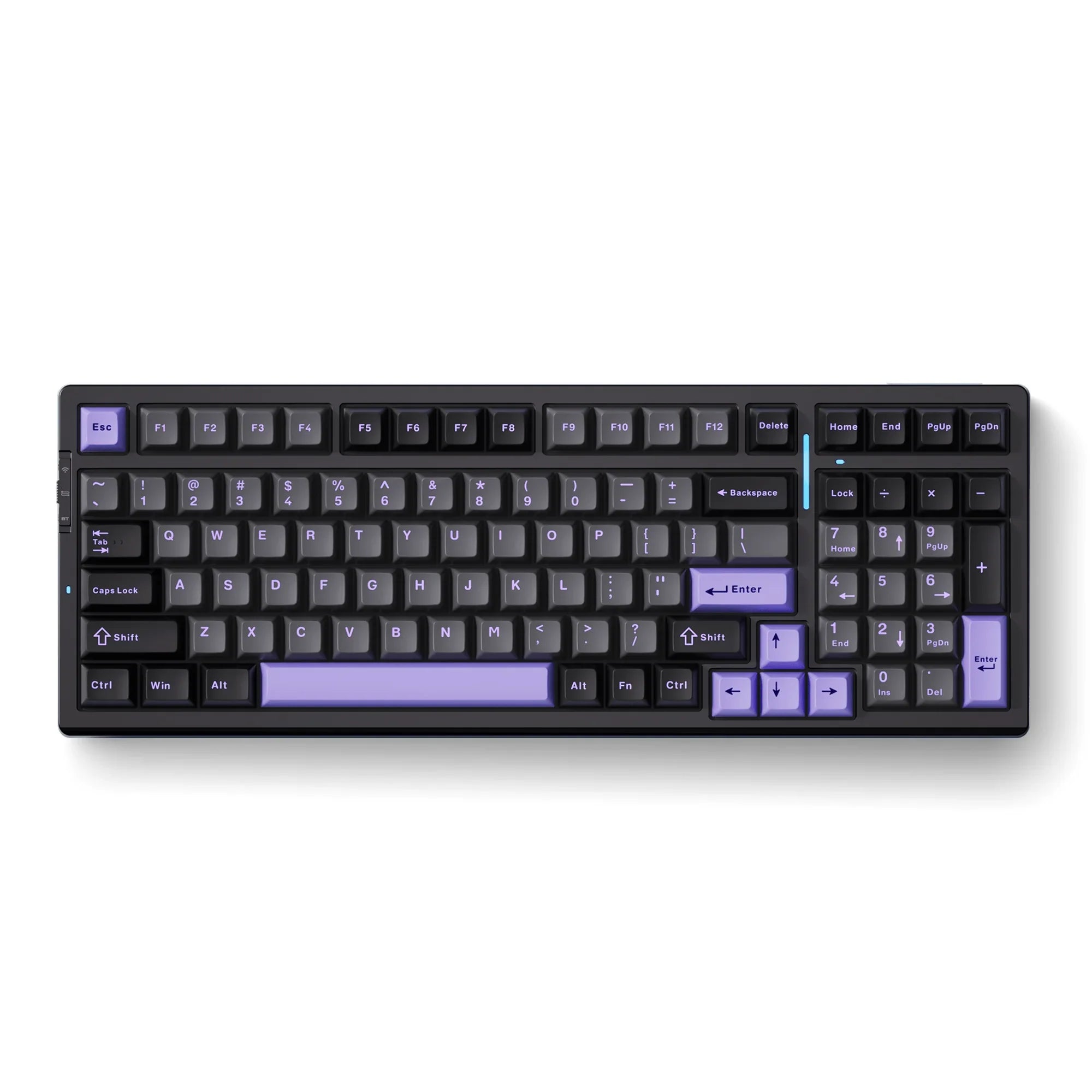 MCHOSE Official Keyboard Black Purple / Cabbage Tofu Switch V2 MCHOSE G98 Pro Wireless Tri-Mode Custom Mechanical Gaming Keyboard