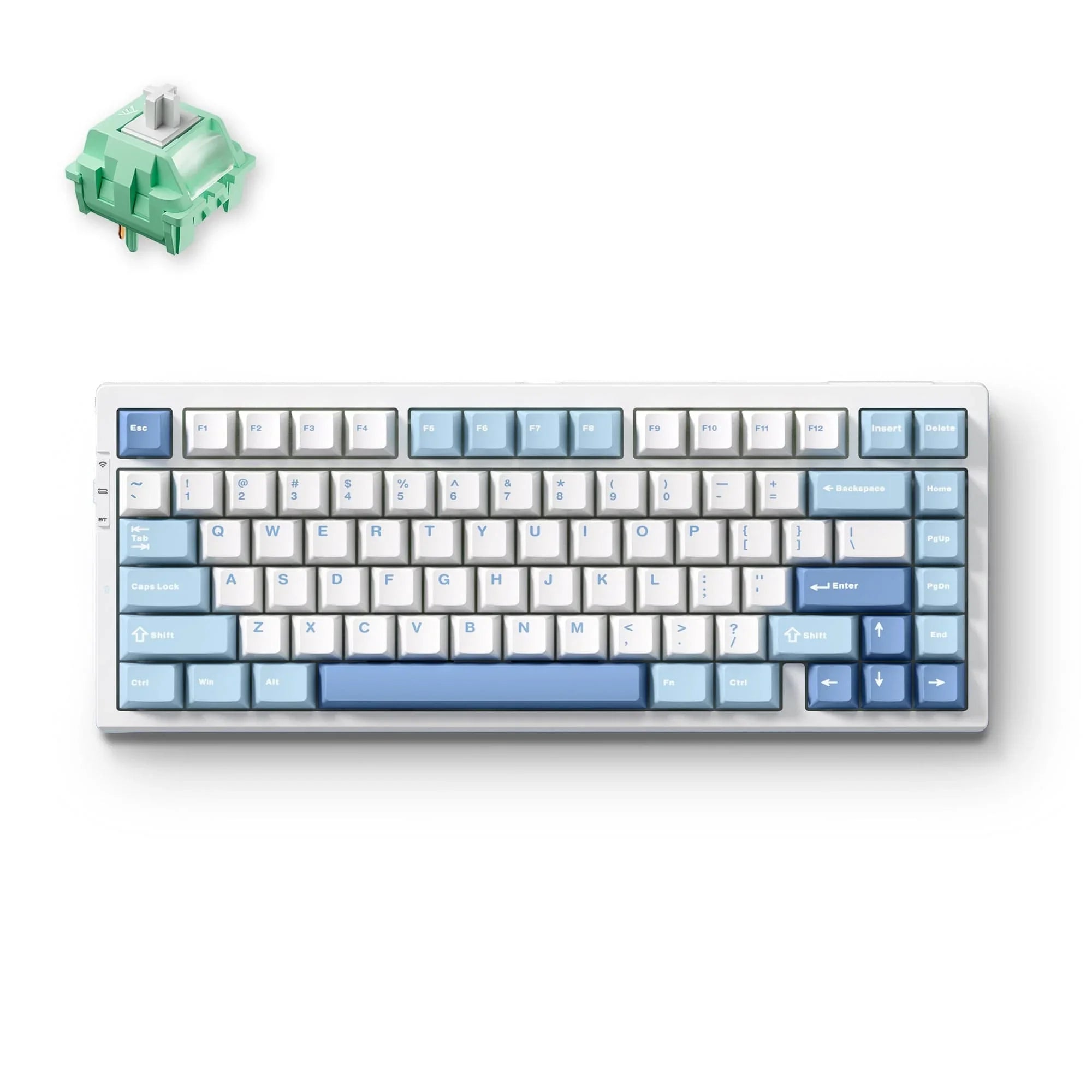 MCHOSE Official Keyboard Blue / Cabbage Tofu Switch MCHOSE G75 Pro Tri-mode Gasket Structure Gaming Mechanical Keyboard