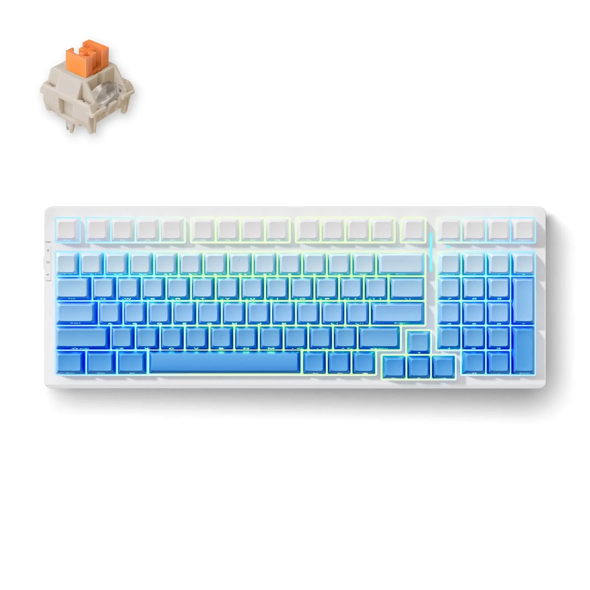 MCHOSE Official Keyboard Glacier Gradient / Cabbage Tofu Switch V2 MCHOSE G98 Mechanical Keyboard