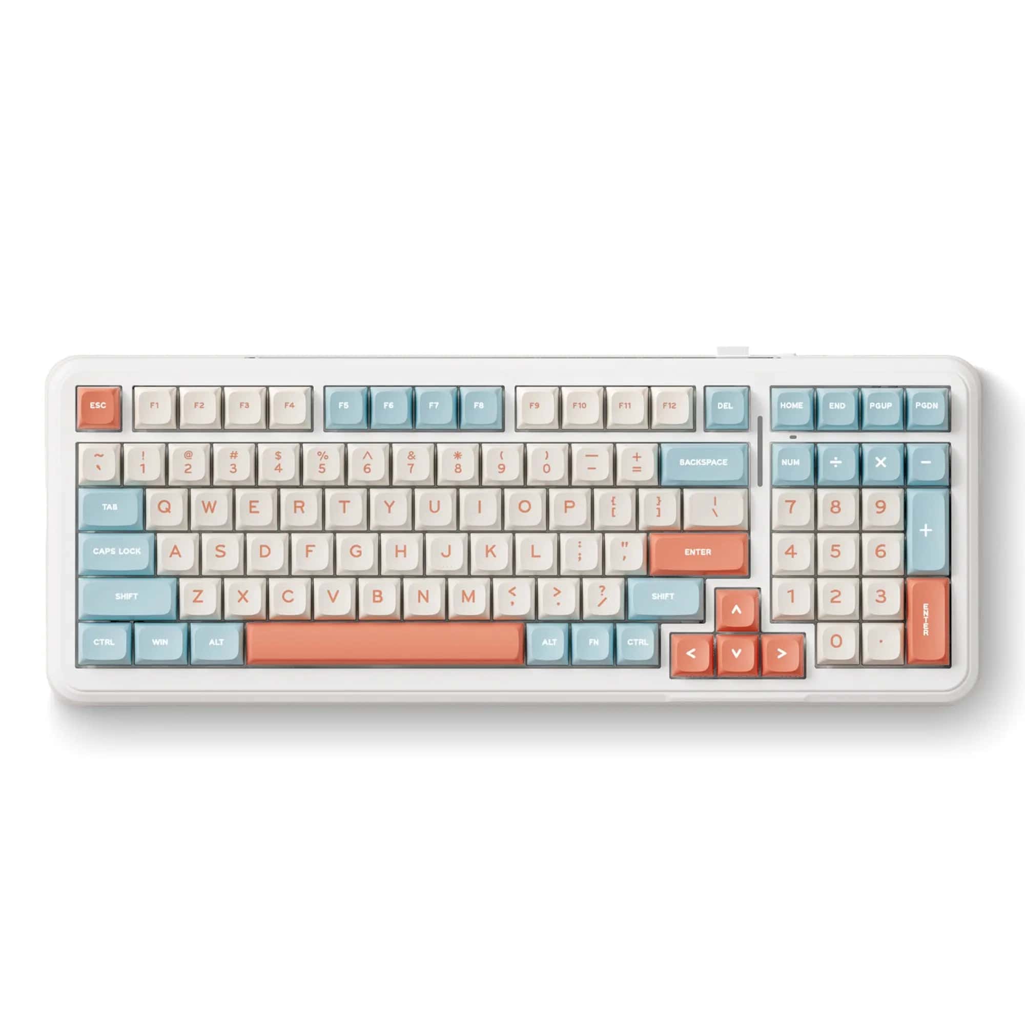 MCHOSE Official Keyboard Horizon Orange / Icy Creamsicle Switch MCHOSE K99 Wireless Gasket Mount Mechanical Keyboard