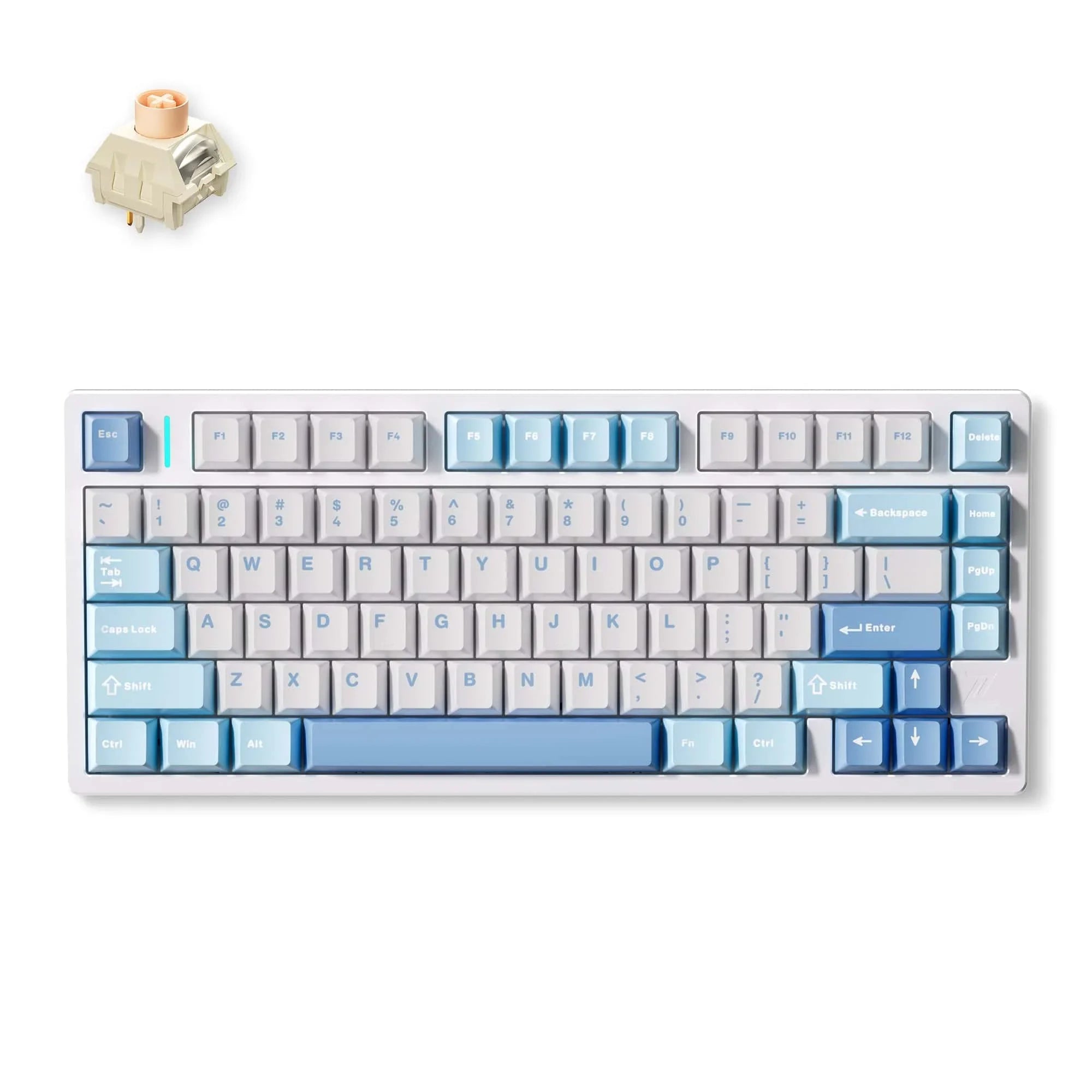 MCHOSE Official Keyboard MCHOSE Z75 Metal Top Cover Mechanical Gaming Keyboard