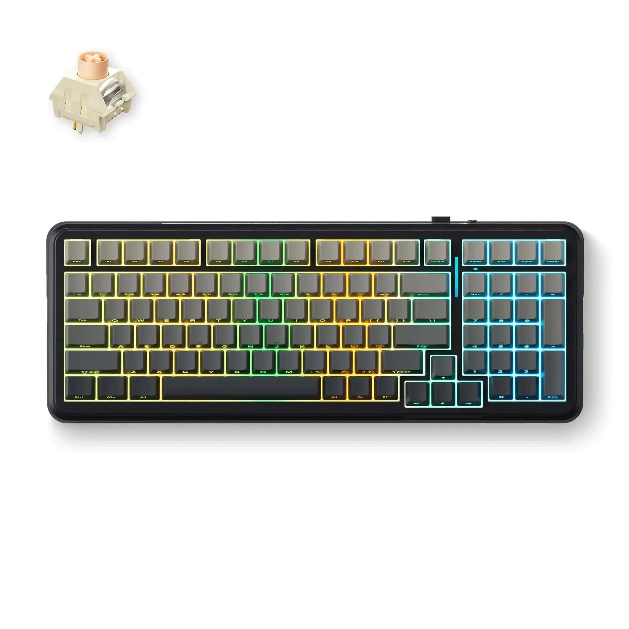 MCHOSE Official Keyboard Mountains Gradient / Icy Creamsicle Switch MCHOSE K99 Wireless Gasket Mount Mechanical Keyboard