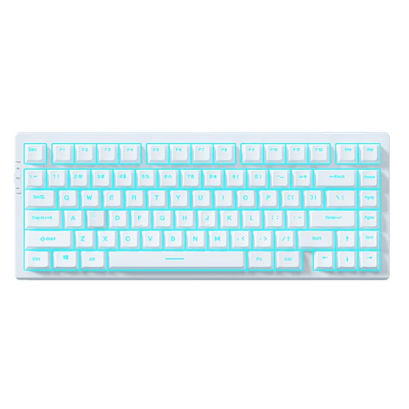 MCHOSE Official Keyboard White / Blue Switch MCHOSE G75 Pro Tri-mode Gasket Structure Gaming Mechanical Keyboard