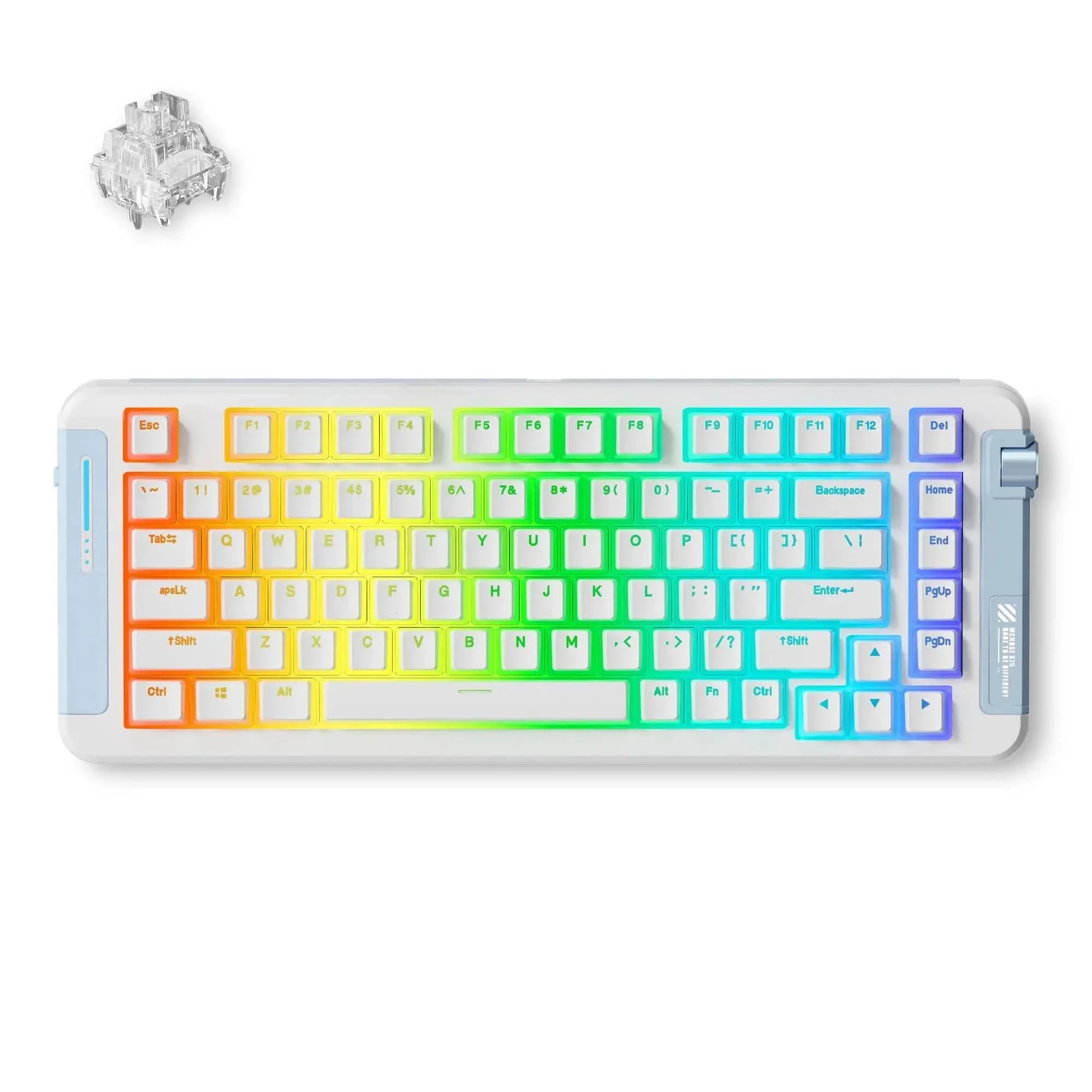 MCHOSE Official Keyboard White / Ice Switch MCHOSE X75 Wireless Gasket Mount Mechanical Keyboard