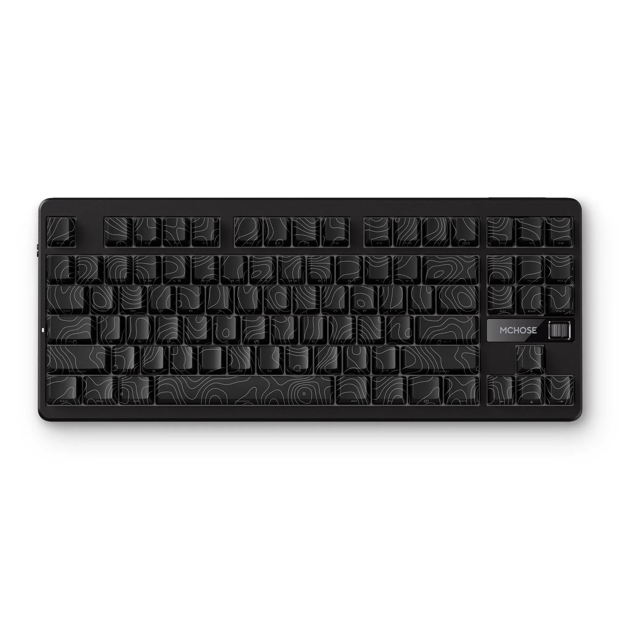 MCHOSE Official Keyboards Black Topographic / Ice Blue Switch MCHOSE G87 Wireless Gasket Mount Custom Mechanical Keyboard