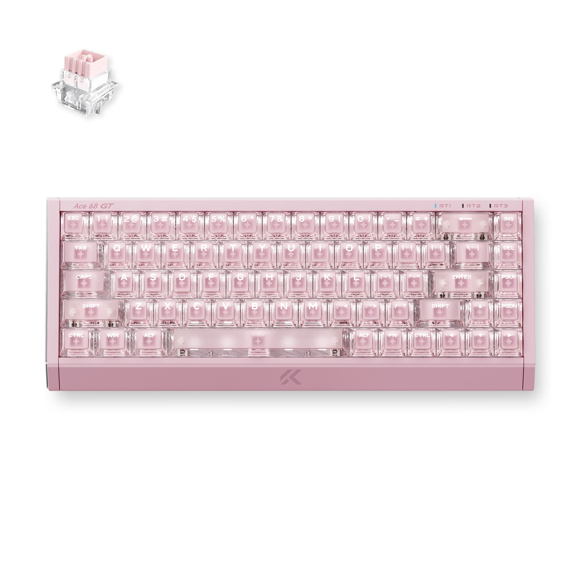 MCHOSE Official MCHOSE Ace 68 GT Full-aluminum Esports Hall Effect Keyboard