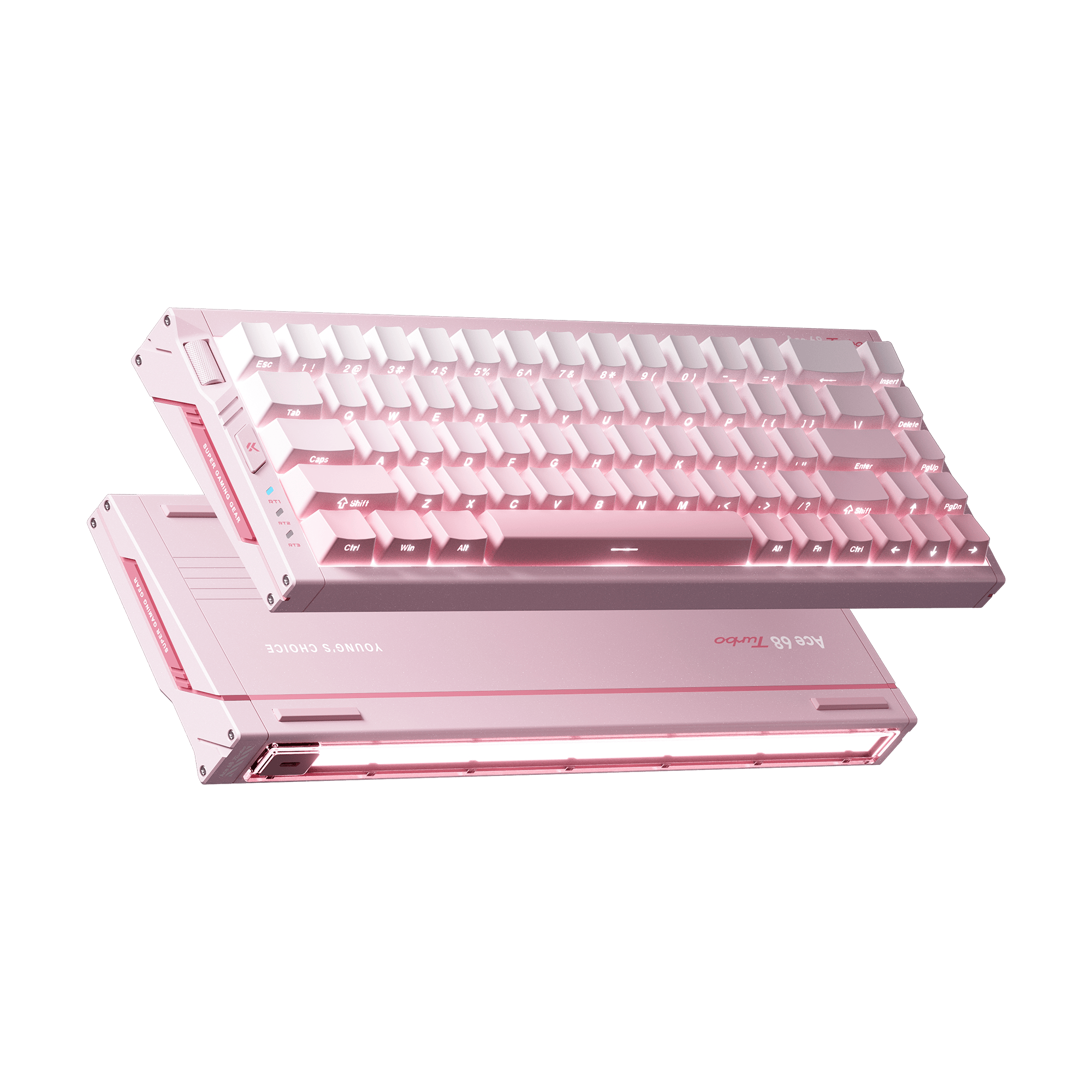 MCHOSE Official MCHOSE Ace 68 Turbo Full-aluminum Esports Hall Effect Keyboard