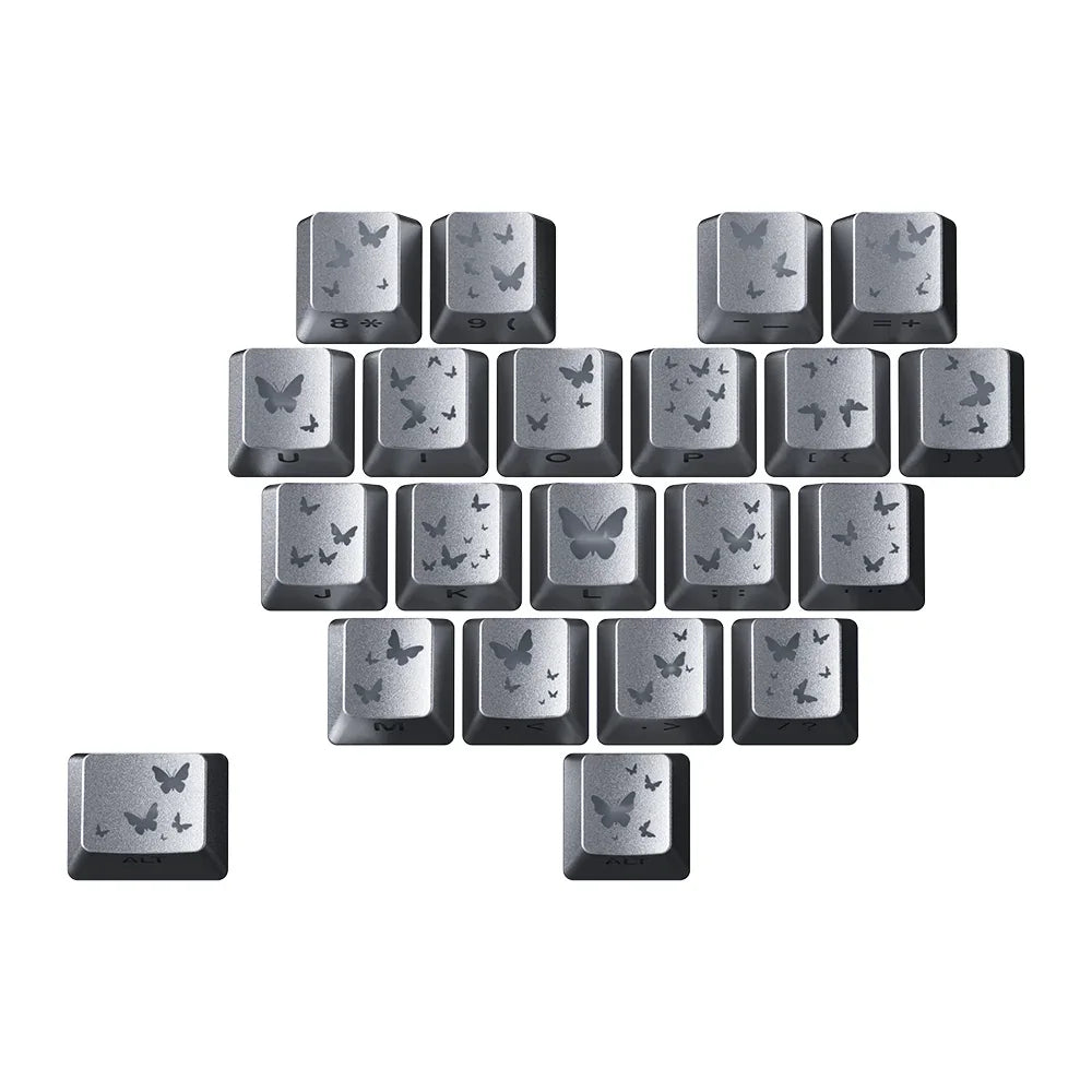 MCHOSE Official MCHOSE Silver Butterfly Keycap