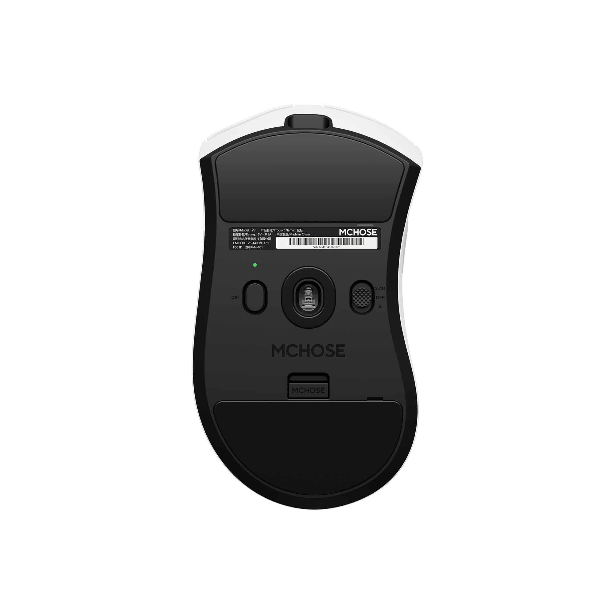 MCHOSE Official MCHOSE V7 Lightweight Ergonomic Wireless Gaming Mouse
