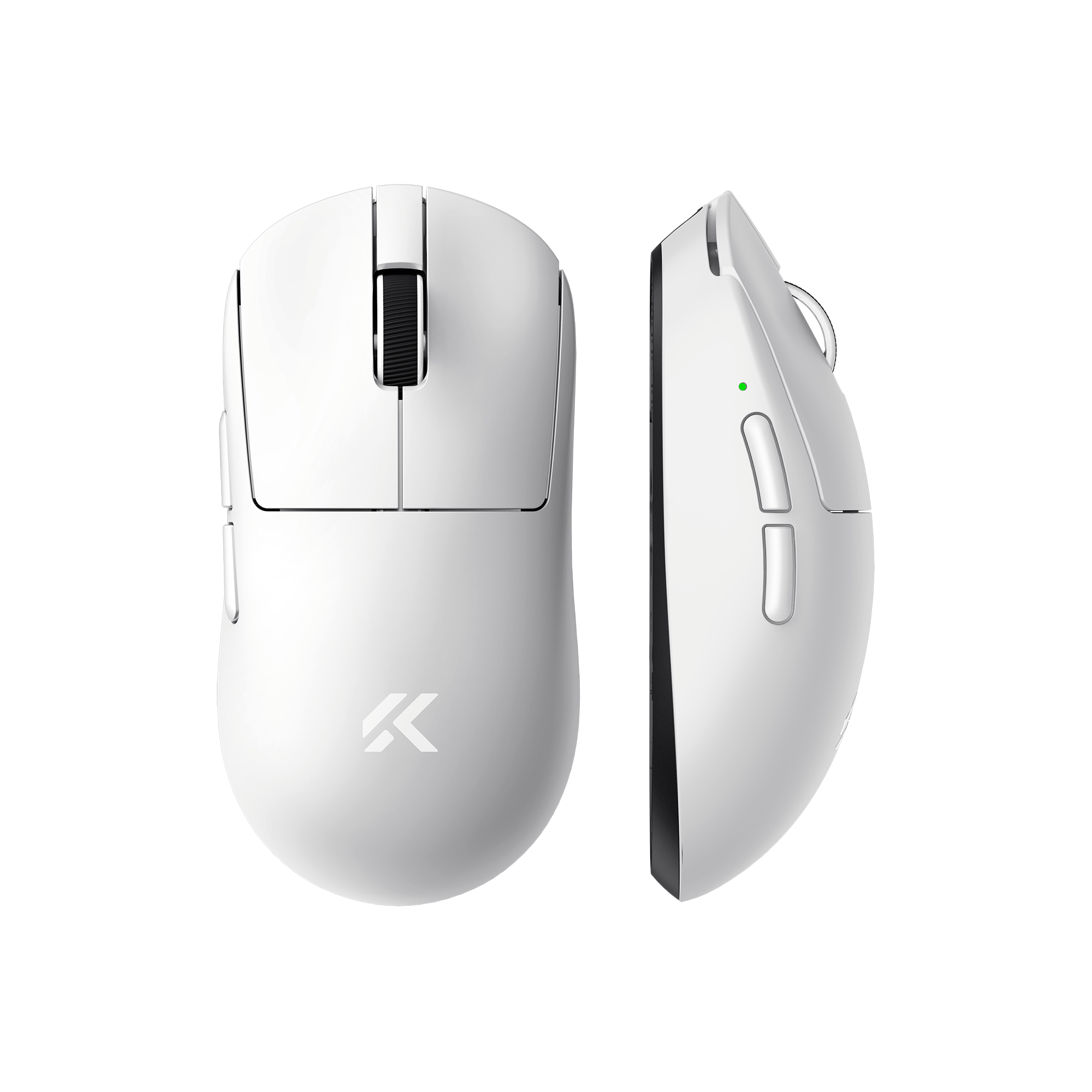 MCHOSE Official Mouse A7 V2 Pro / White MCHOSE A7 V2 Series Lightweight All-round Wireless Gaming Mouse