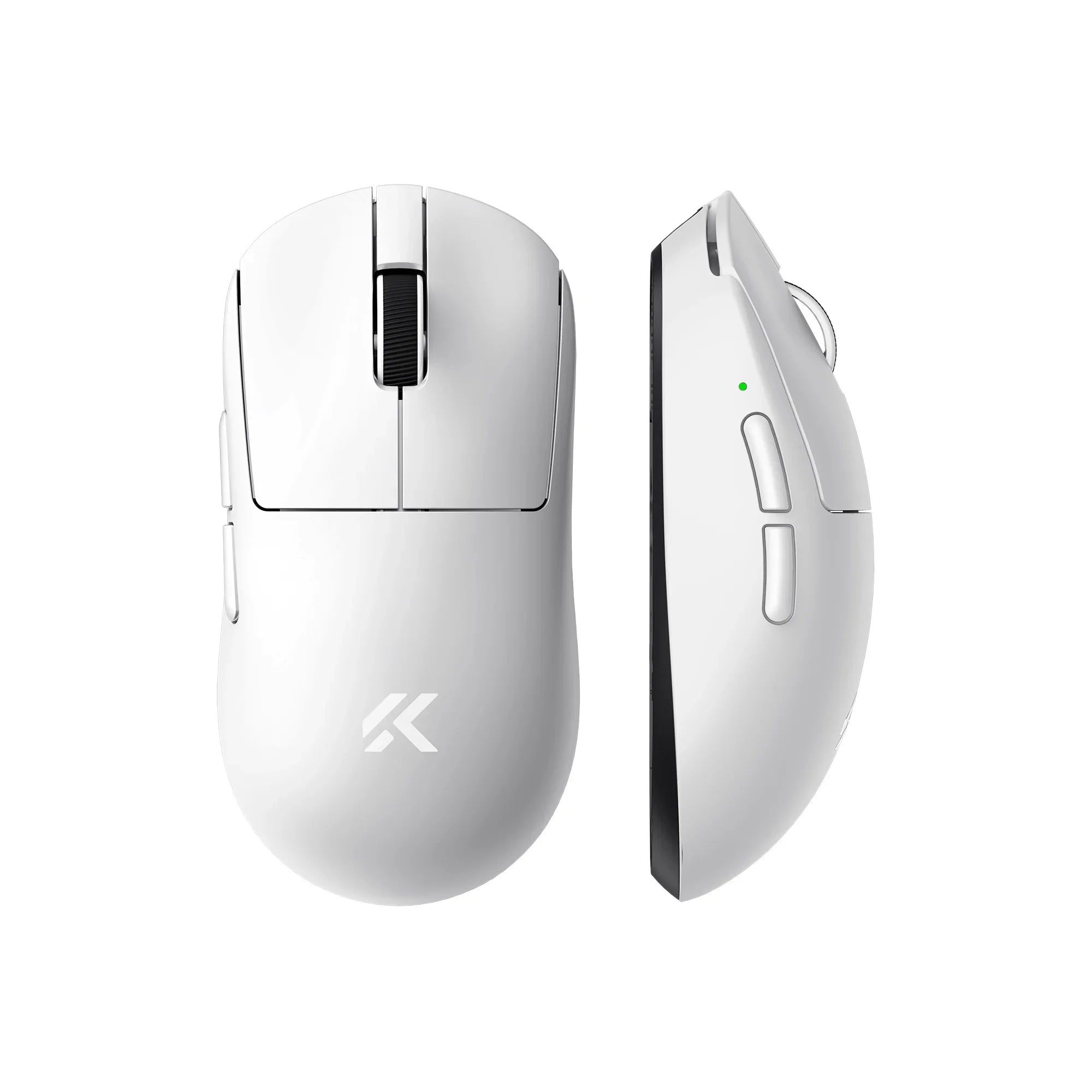 MCHOSE Official Mouse A7 V2 Pro / White MCHOSE A7 V2 Series Lightweight All-round Wireless Gaming Mouse