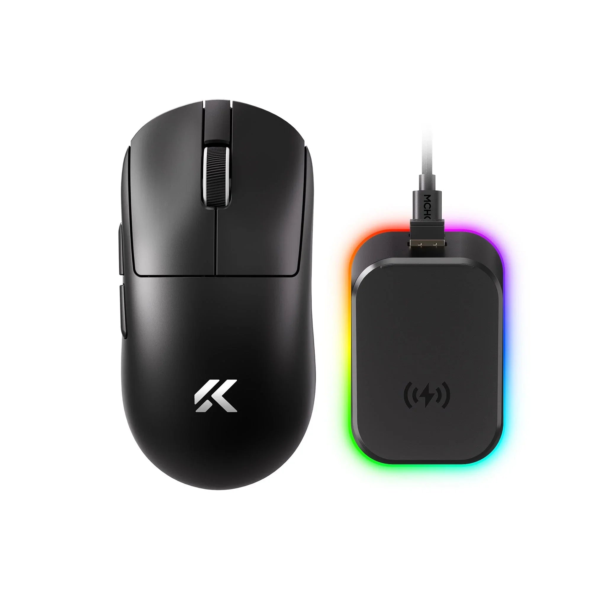 MCHOSE Official Mouse A7 V2 Ultra + / Black MCHOSE A7 V2 Series Lightweight All-round Wireless Gaming Mouse