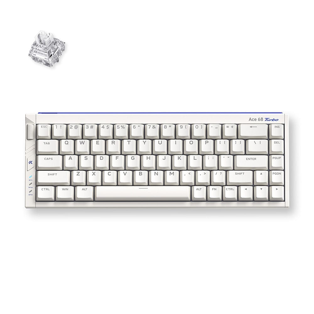 MCHOSE Official Nova White / Polaris Magnetic Switch MCHOSE Ace 68 Turbo Full-aluminum Esports Hall Effect Keyboard
