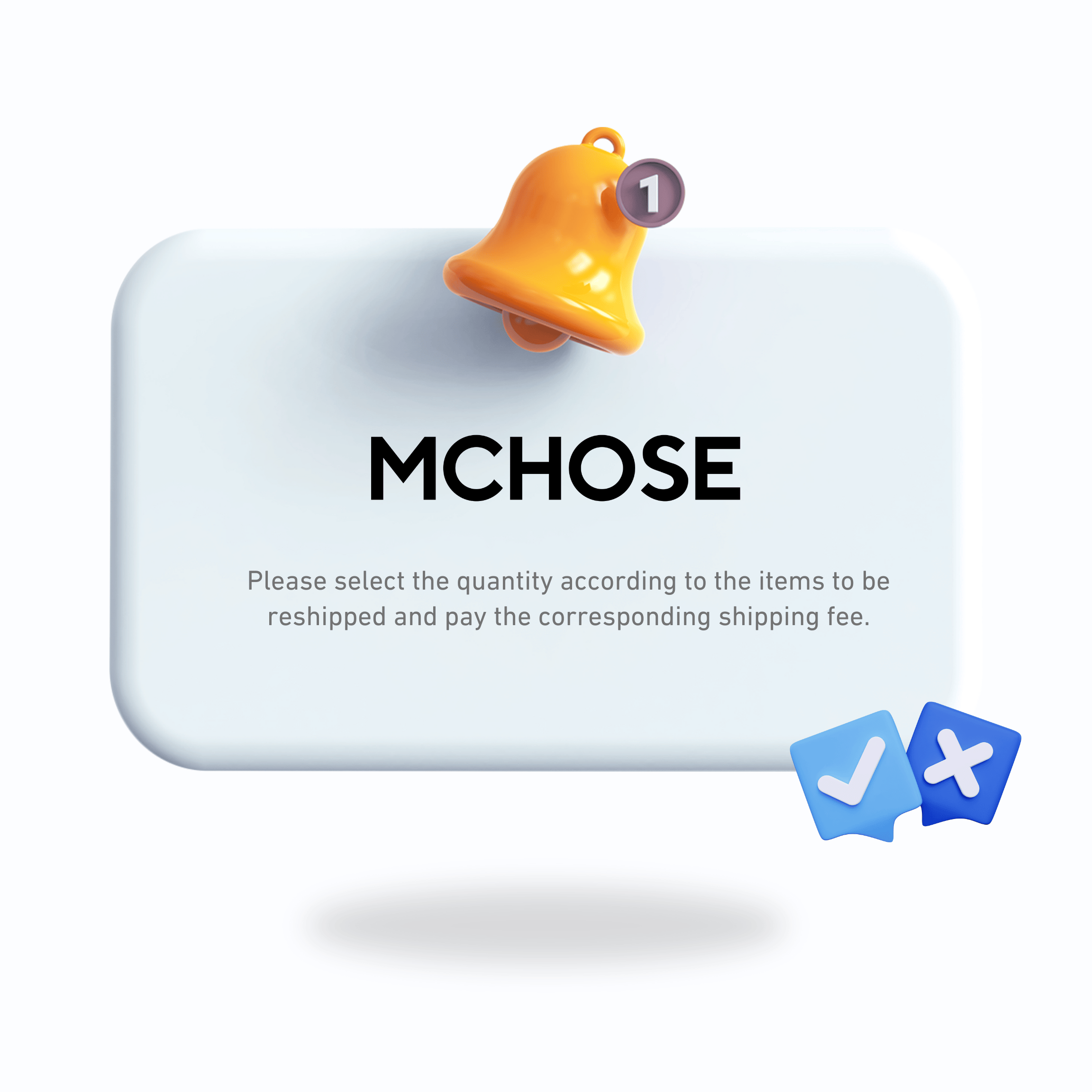 MCHOSE Official Replacement Shipping Fee