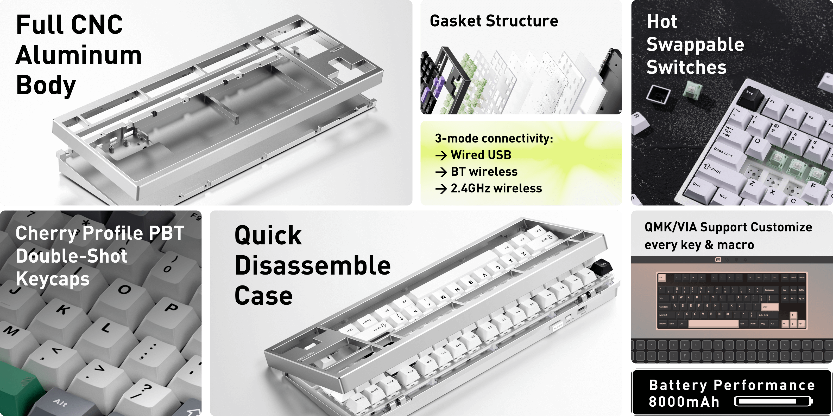 MCHOSE GX87 mechanical keyboard main points