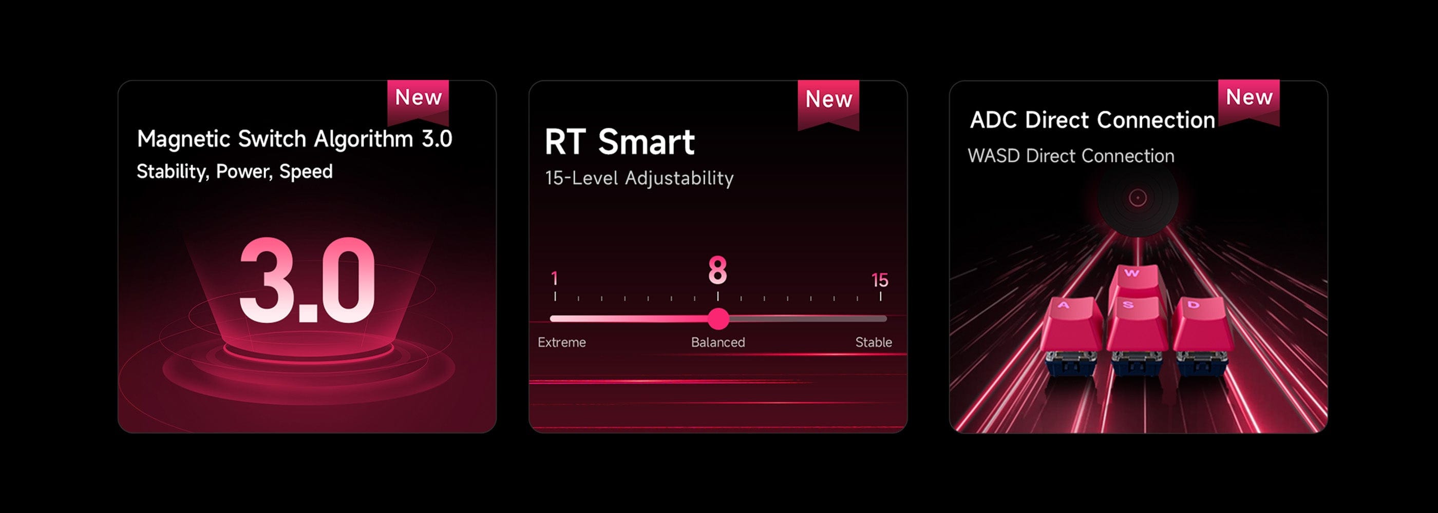 MCHOSE Mix 87 White ラピッドトリガーキーボード