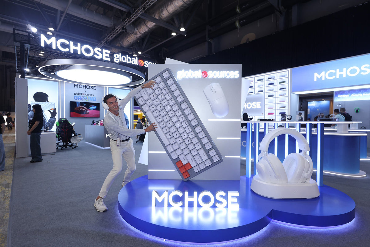 MCHOSE at Global Sources Hong Kong Shows 2026: New Gaming Gear & GOD 60 Collaboration