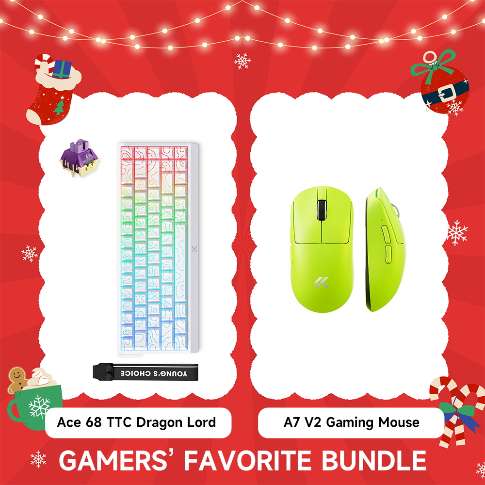 Ace 68 TTC Dragon Lord Magnetic Switch HE Keyboard & A7 V2 Ultra Gaming Mouse