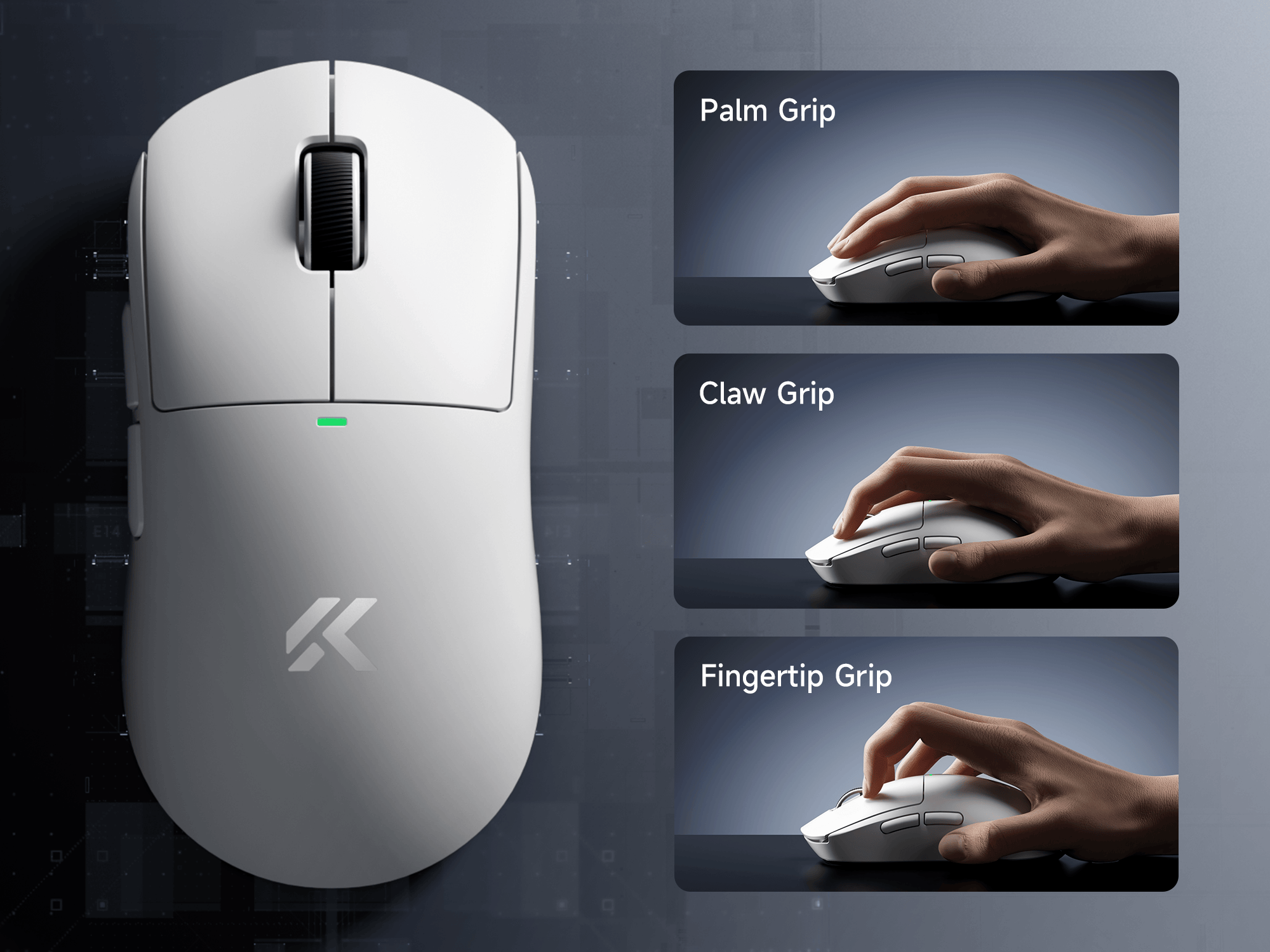 A5_V3_symmetrical_ergonomic_mouse_shape_designed_for_palm_claw_and_fingertip_grip_with_balanced_back_arch
