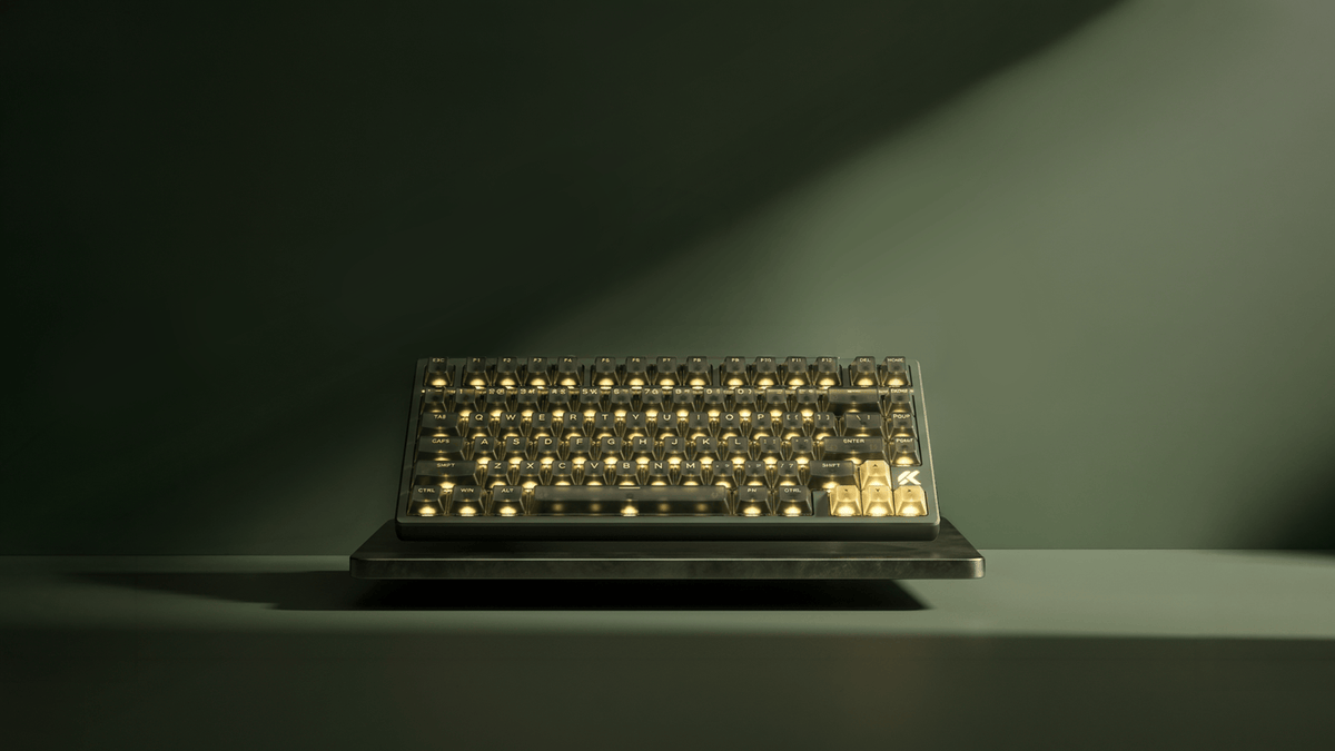 MCHOSEのホールエフェクトキーボード「ACE75」がKickstarterで目標の1999%を調達、8000Hzポーリングで支援額99ドルから