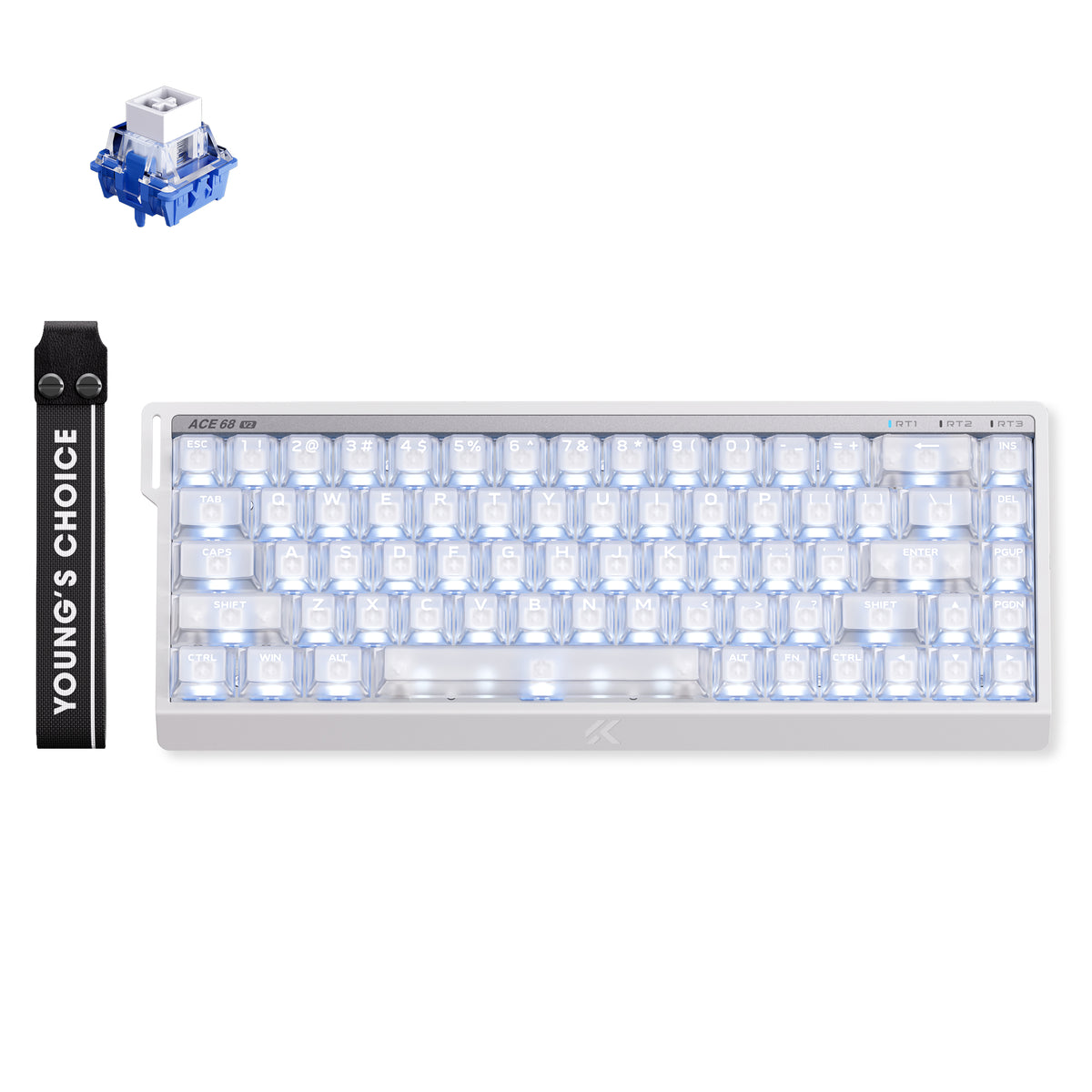 MCHOSE Ace 68 V2 Hall Effect Magnetic Switch Gaming Keyboard