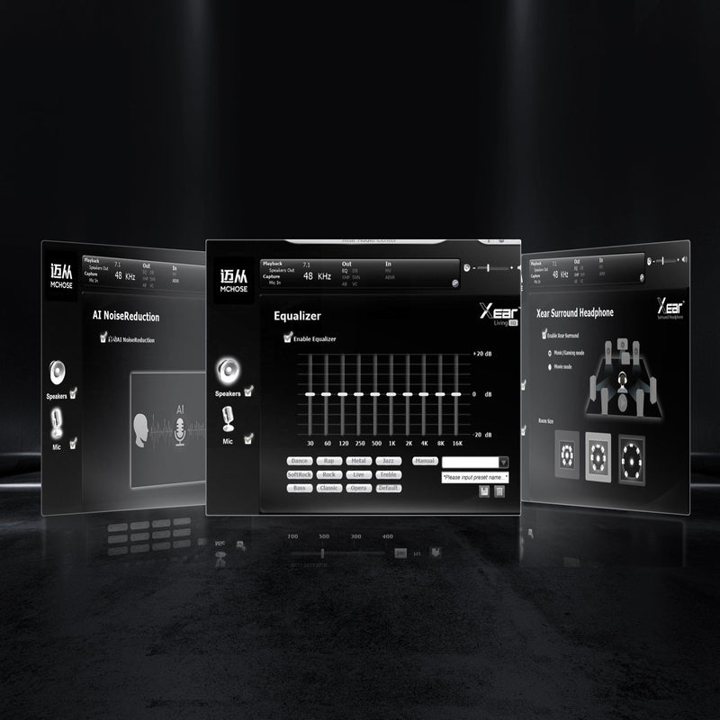 Personalizare audio cu egalizator