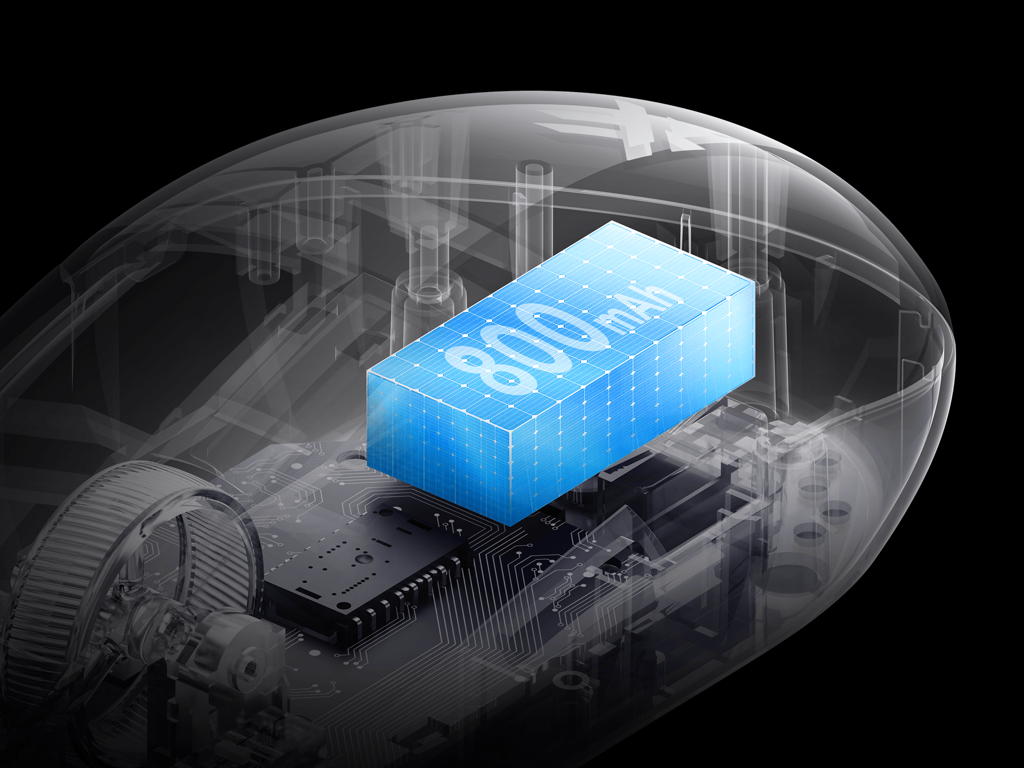 Long-Lasting 500mAh Battery