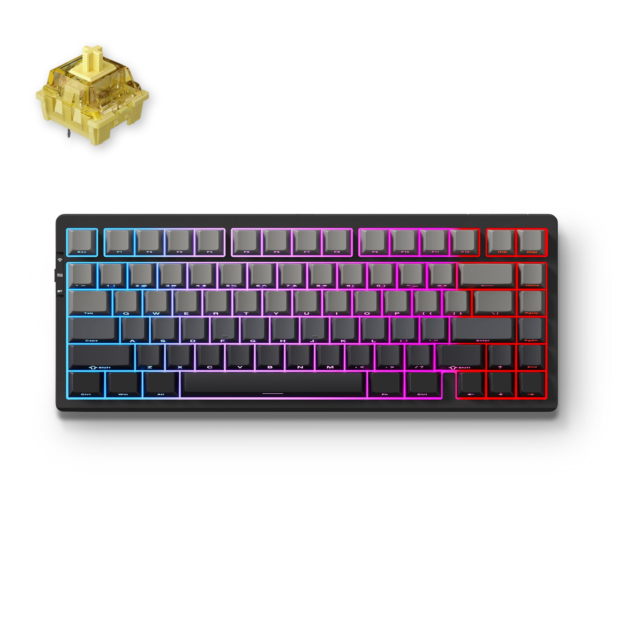 MCHOSE G75 Pro Tri-mode Gasket Structure Gaming Mechanical Keyboard - MCHOSE Official