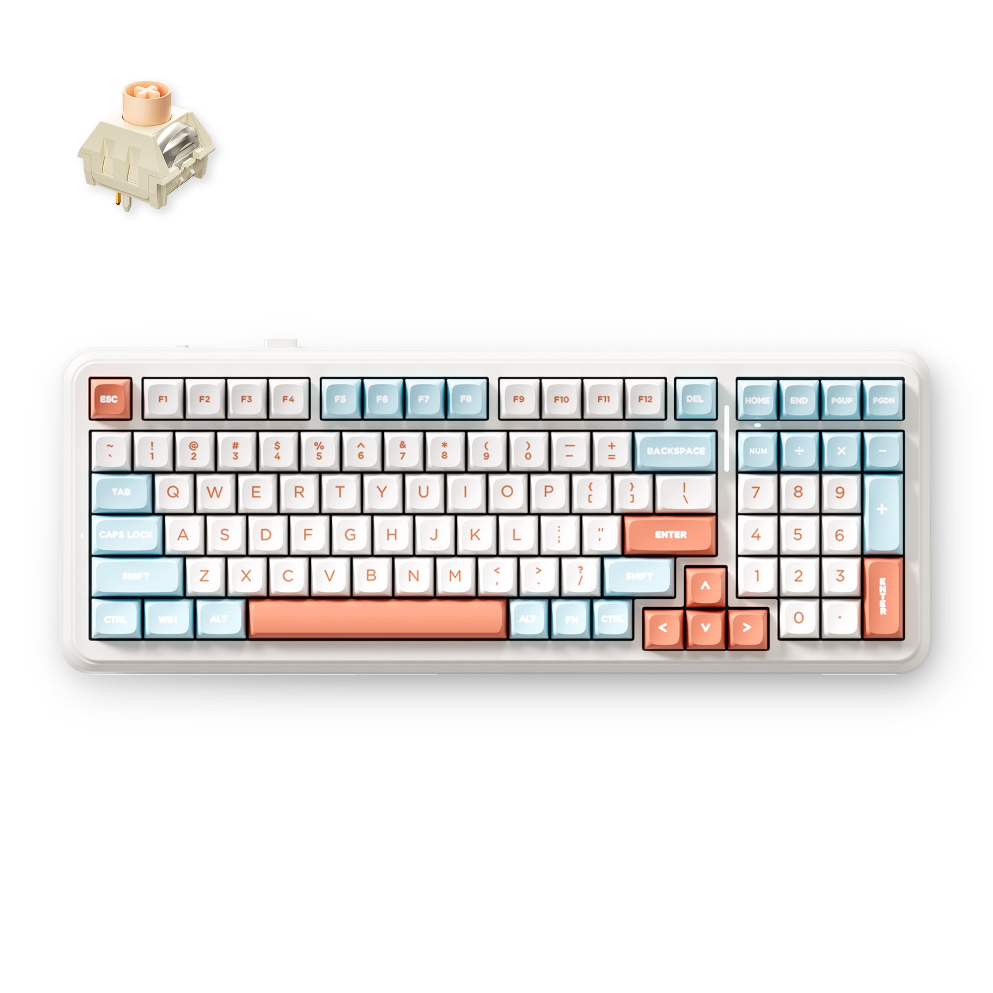 MCHOSE K99 V2 Wireless Gasket Mount Mechanical Keyboard