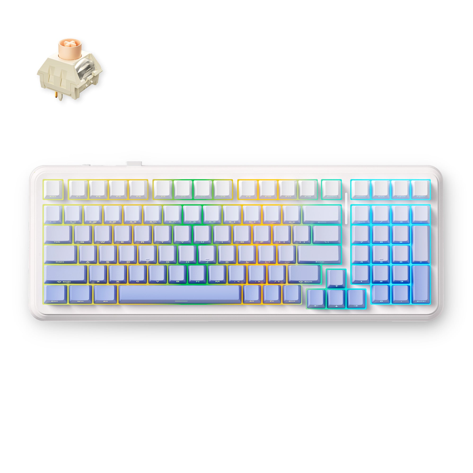 MCHOSE K99 V2 Wireless Gasket Mount Mechanical Keyboard